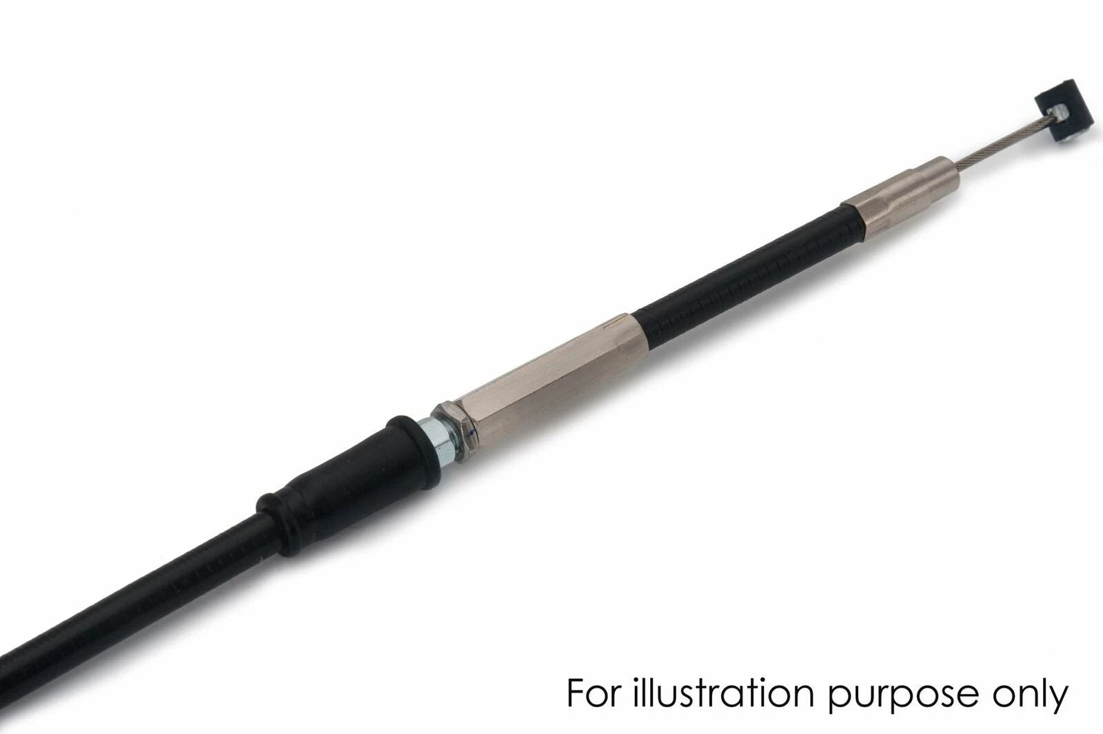 VENHILL AS3 Featherlight Black Clutch Cable for Kawasaki KLX 250 Models from 1993 - 1995 and 2006 - 2007