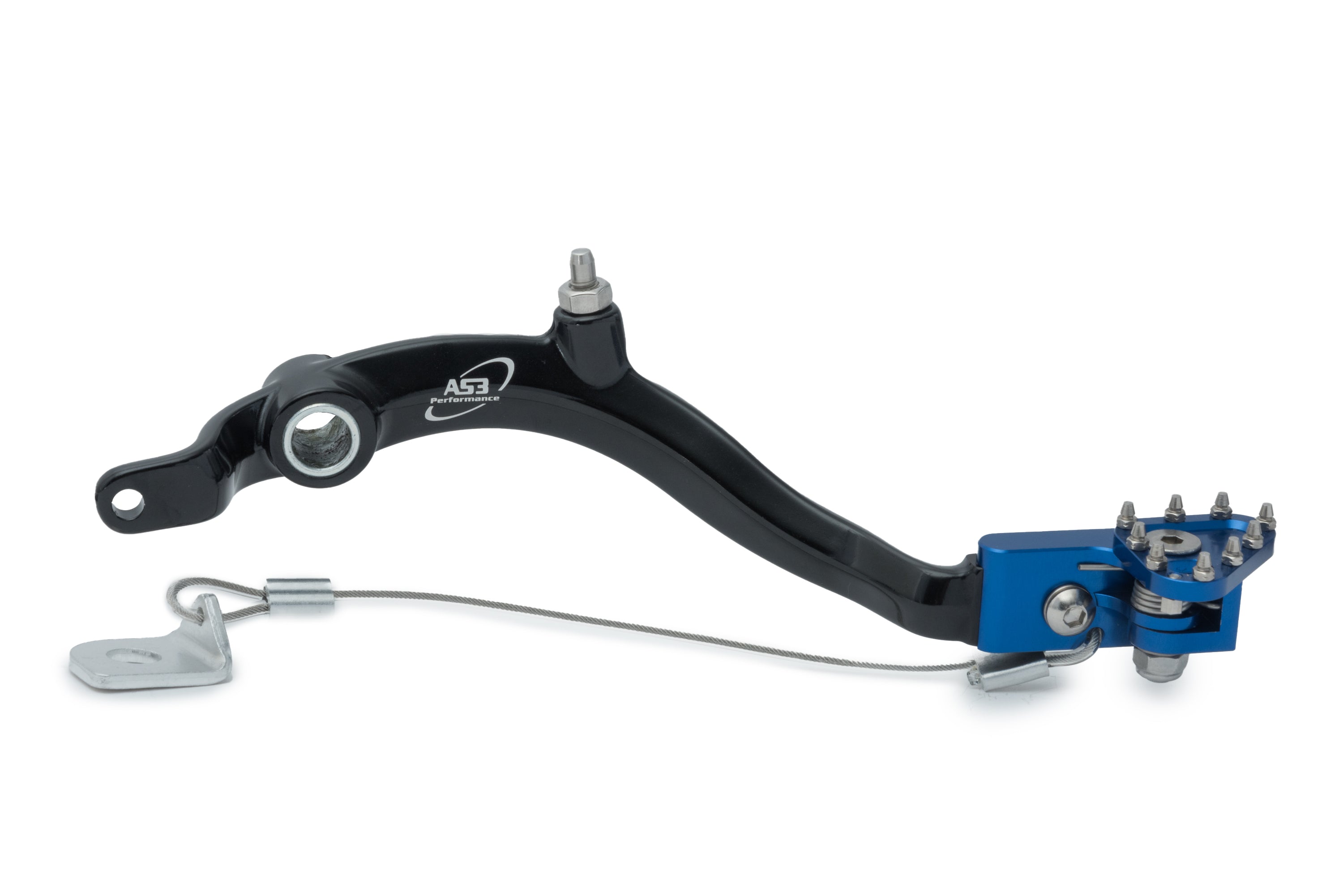 AS3 Forged Rear Brake Lever Pedal in Blue for 2020 - 2023 Sherco SM 50 R and 2020 - 2023 Sherco SM 50 RS Motorbikes