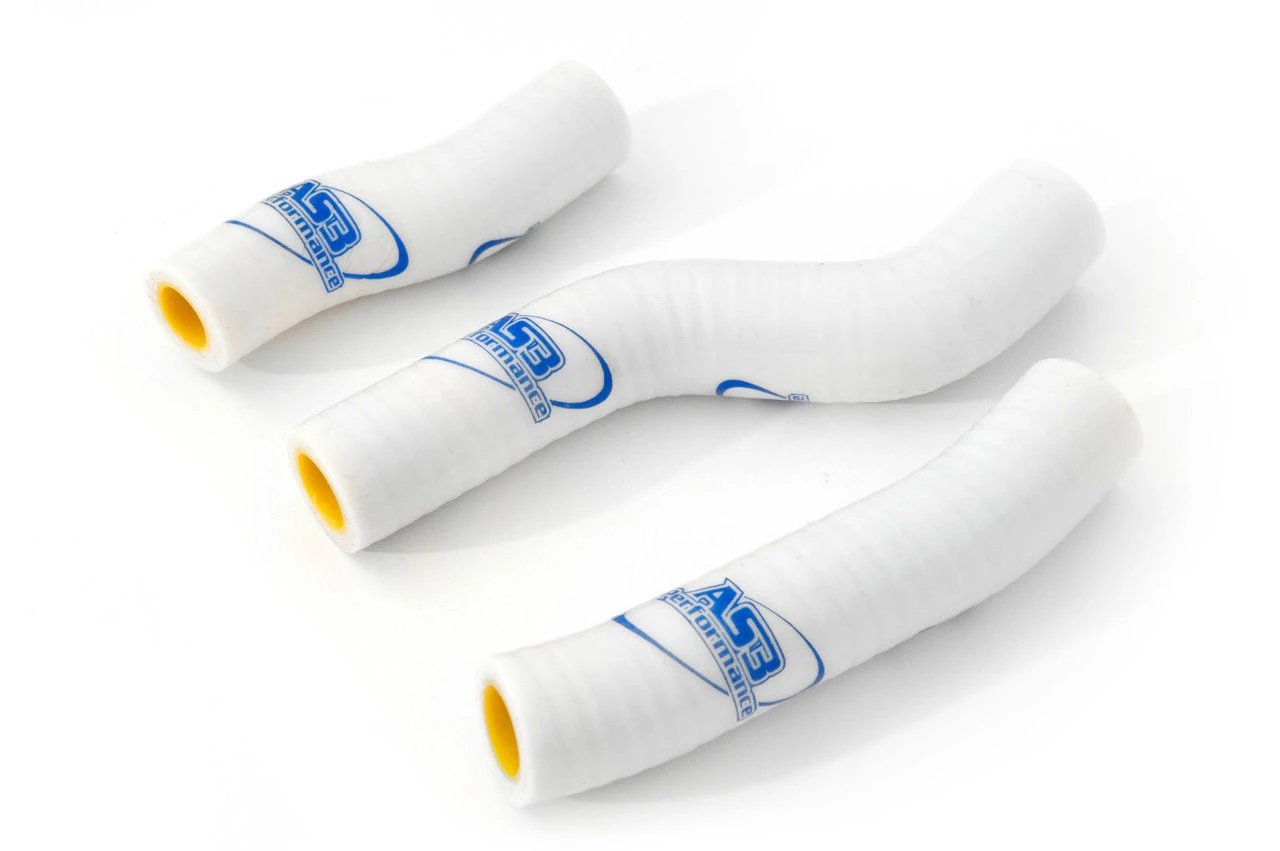 2006 - 2009 SHERCO ST 125/250/290 TRIALS WHITE AS3 PERFORMANCE SILICONE RADIATOR HOSES