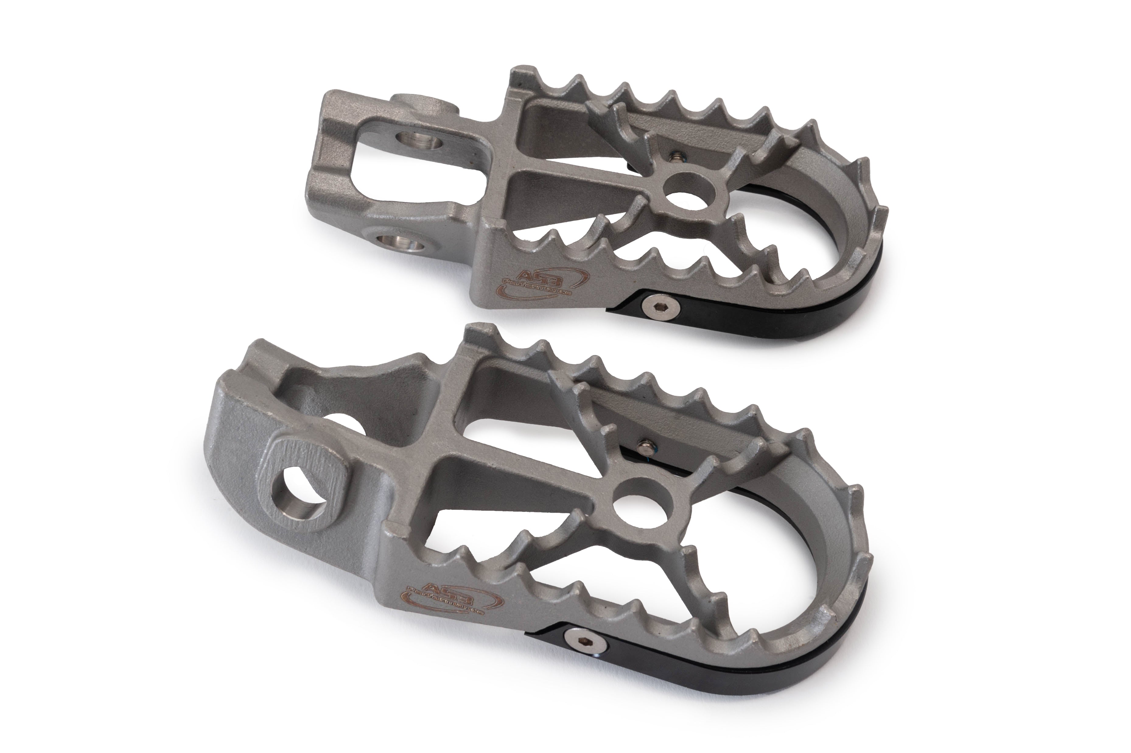 AS3 High - Performance Stainless Steel Foot Pegs for 2016 - 2024 Husqvarna Motorcycles