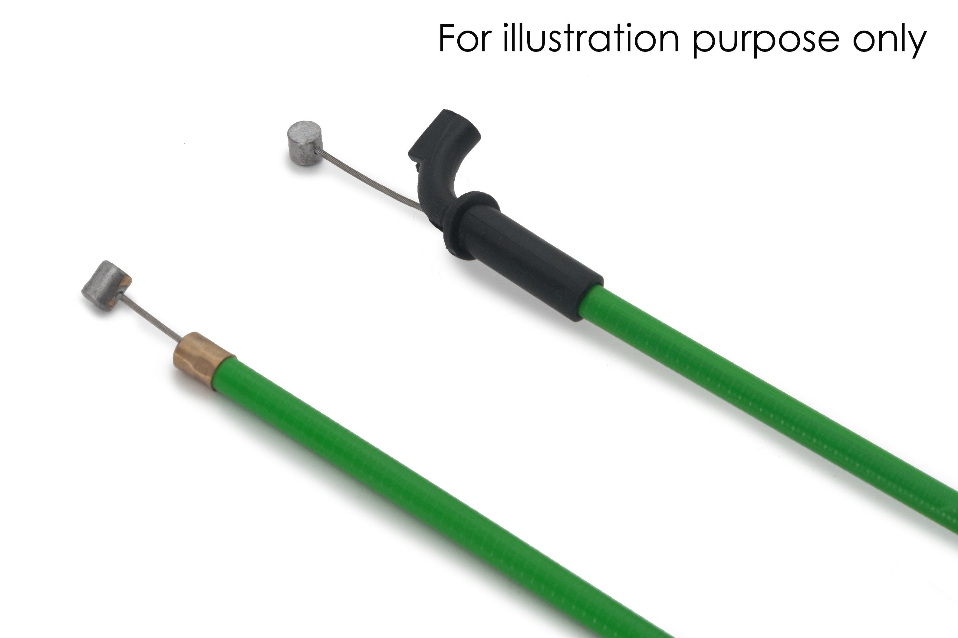 1987 - 2007 Kawasaki KLR 650: Venhill AS3 Green Featherlight Choke Starter Cable
