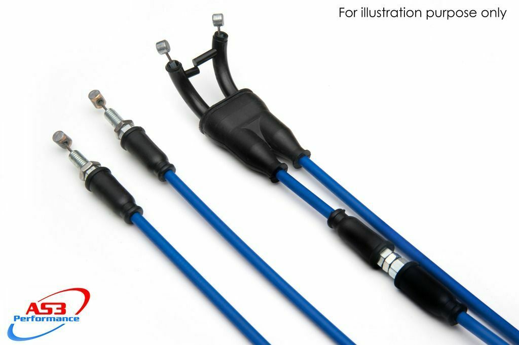 1994 - 1997 Kawasaki ZX9R Venhill AS3 Blue Featherlight Throttle Cables