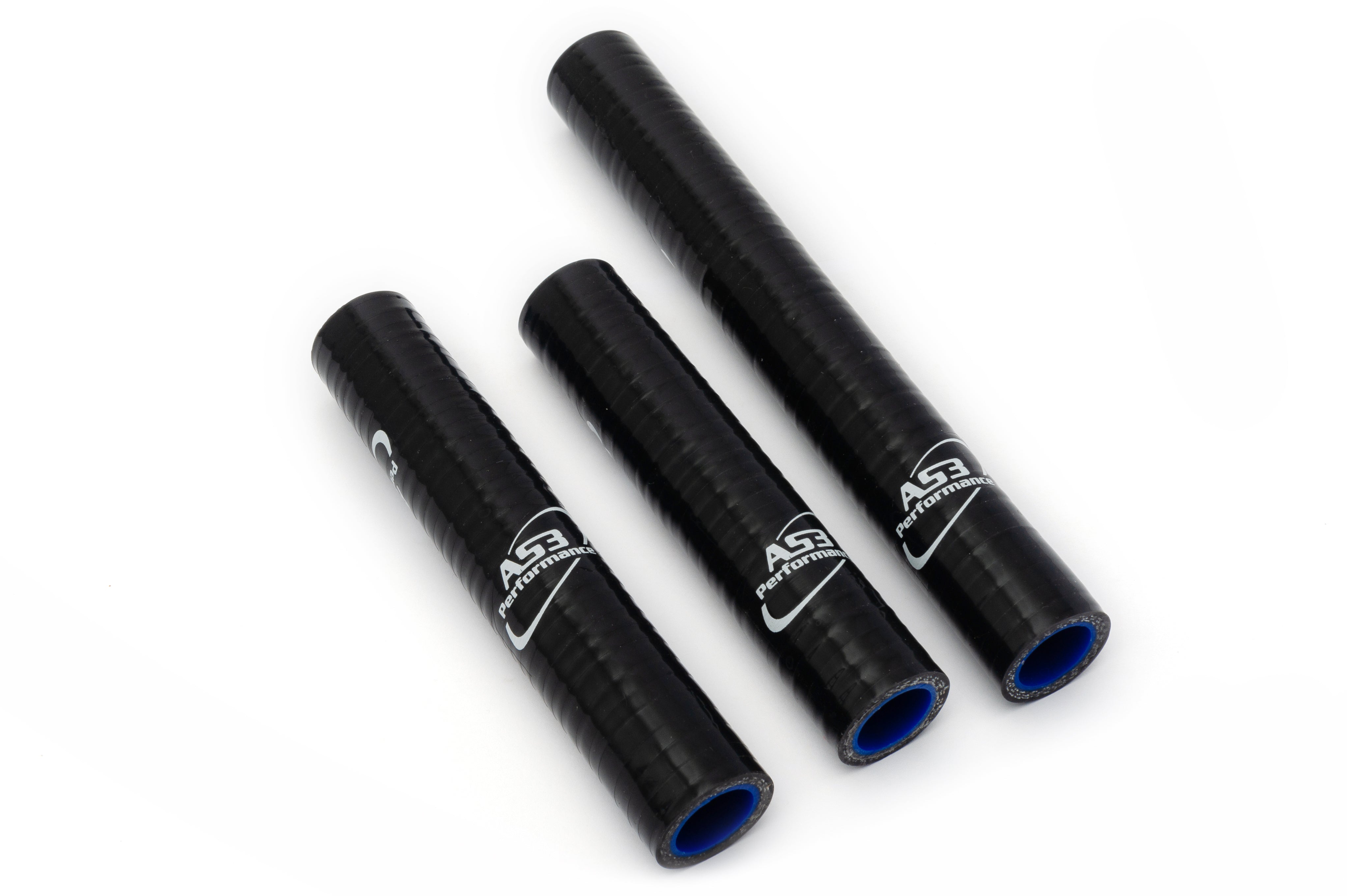 High - Performance AS3 Silicone Radiator Hoses (Thermostat Bypass Kit) in Black for 2013 - 2014 HUSABERG TE 250 and TE 300 Motorcycles