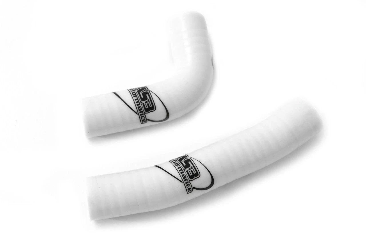 AS3 Performance High - Quality White Silicone Radiator Hoses for 2011 Sherco ST 125, 250, and 290 Trials Motorcycles