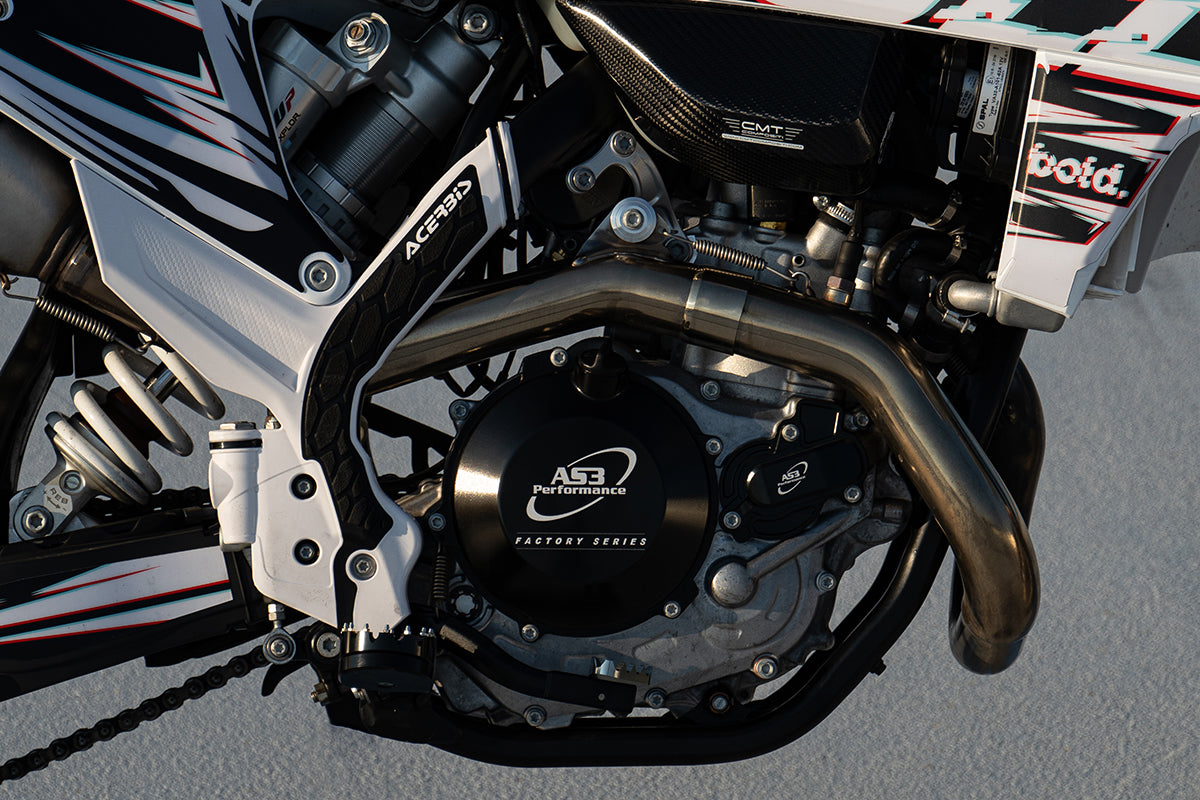 AS3 Performance Supermoto Black Foot Pegs for KTM 125, 150, 250, 350, 450 SX, SXF, XC, XC - F, SMR from 2016 - 2022 and 300, 500 EXC, XC - W, XCF - W from 2017 - 2023
