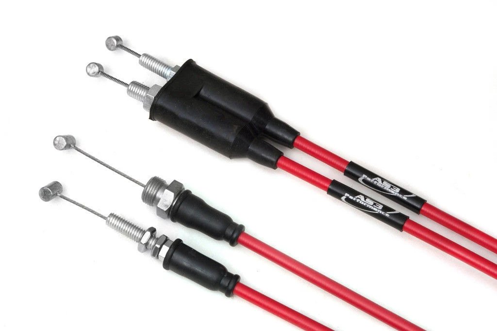 2014 - 2023 Honda XR 650 L AS3 Venhill Red Featherlight Throttle Cables