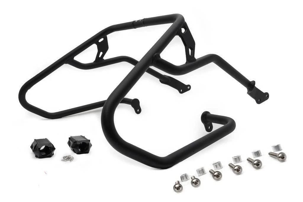SUZUKI DL 650 V-STROM 2008 - 2011 AS3 High - Performance Motorcycle Crash Bars Guards in Textured Matt Black Finish