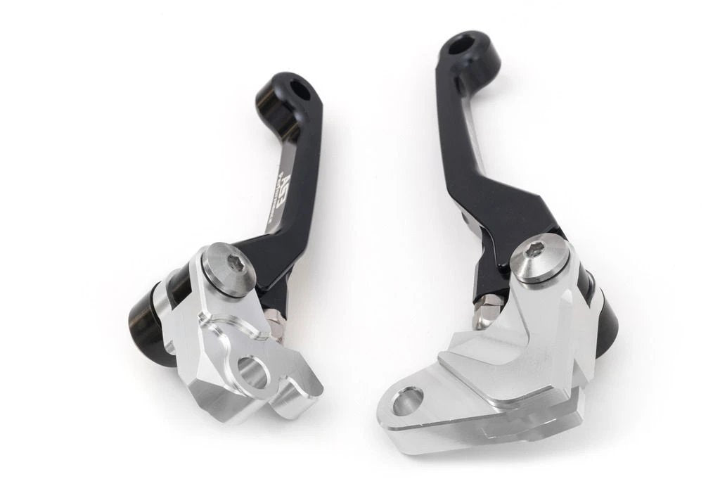 2008 - 2012 KAWASAKI KLX 450 R Black Front Brake & Clutch Adjustable Flexi Levers