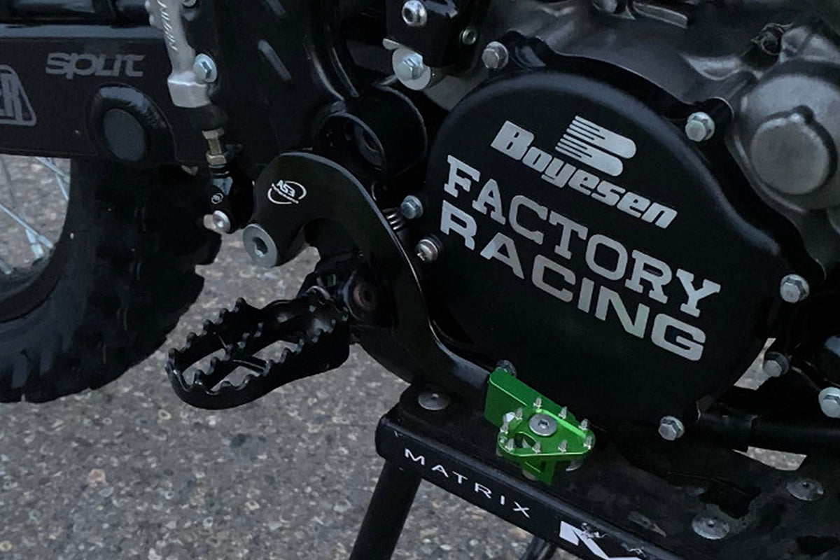 2003 - 2008 Kawasaki KX 125 AS3 High - Performance Forged Rear Brake Lever Pedal for Motorcycles