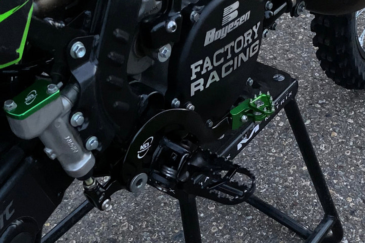 2003 - 2008 Kawasaki KX 125 AS3 High - Performance Forged Rear Brake Lever Pedal for Motorcycles