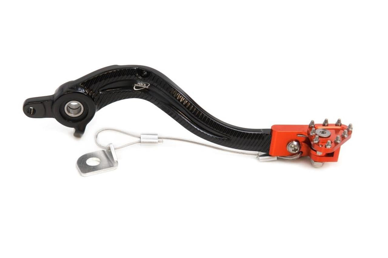 AS3 Forged Rear Brake Lever Pedal for KTM 125, 200, 250, 300, 450, 505, 530 EXC, SX-F, XC-F, XC-W, XCR-W Models from 2008 - 2016