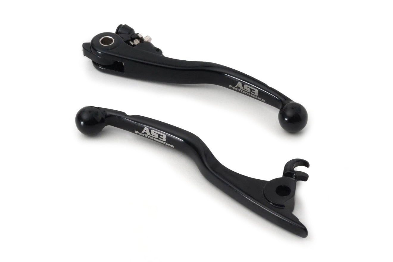2009 - 2013 Husaberg Bikes AS3 Forged Black Front Brake & Clutch Levers