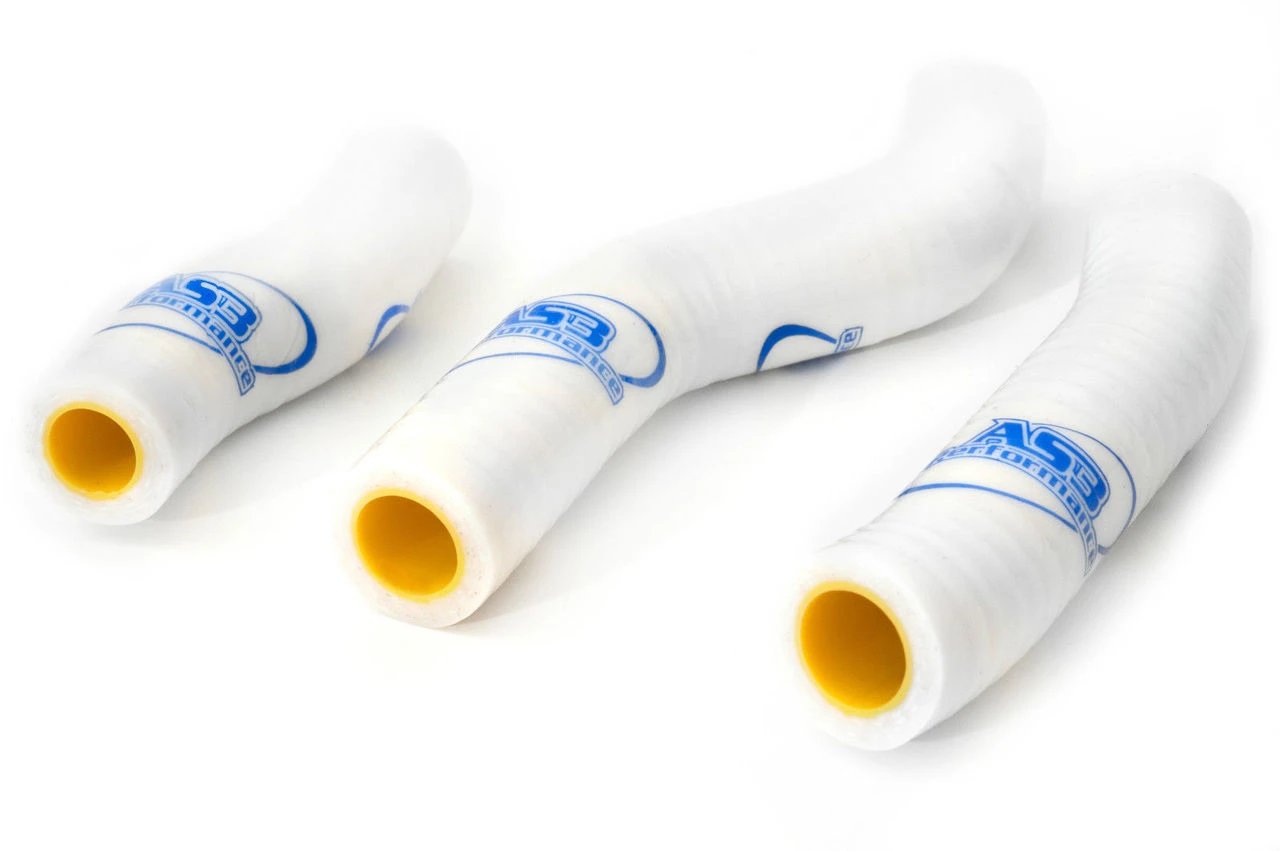 2006 - 2009 SHERCO ST 125/250/290 TRIALS WHITE AS3 PERFORMANCE SILICONE RADIATOR HOSES