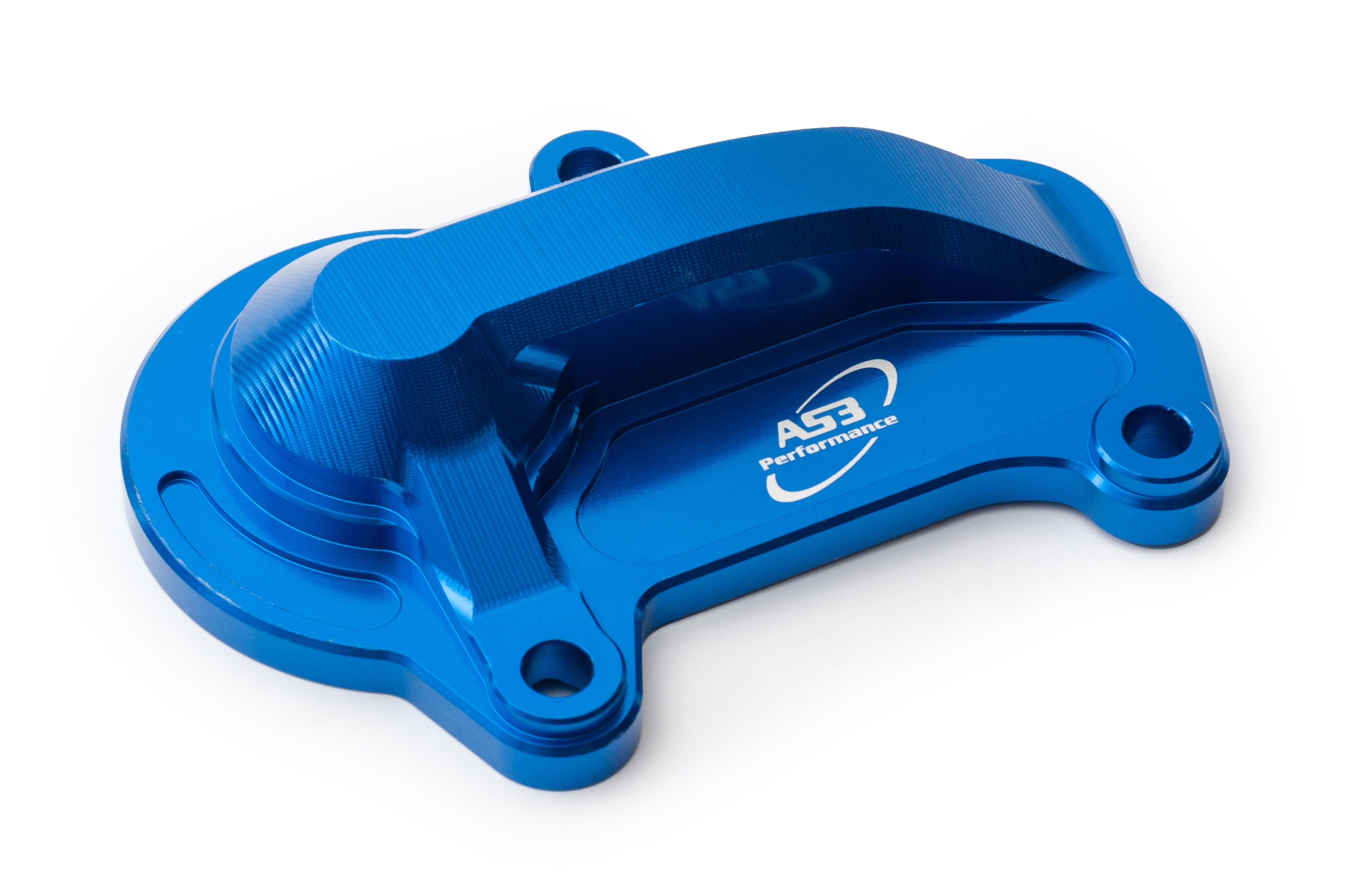 AS3 Brand Blue Water Pump Cover for 2019 - 2022 Husqvarna TC 250, 2019 - 2022 Husqvarna TX 300i, 2020 - 2023 Husqvarna TE 250, and 2020 - 2023 Husqvarna TE 300 Motorcycles