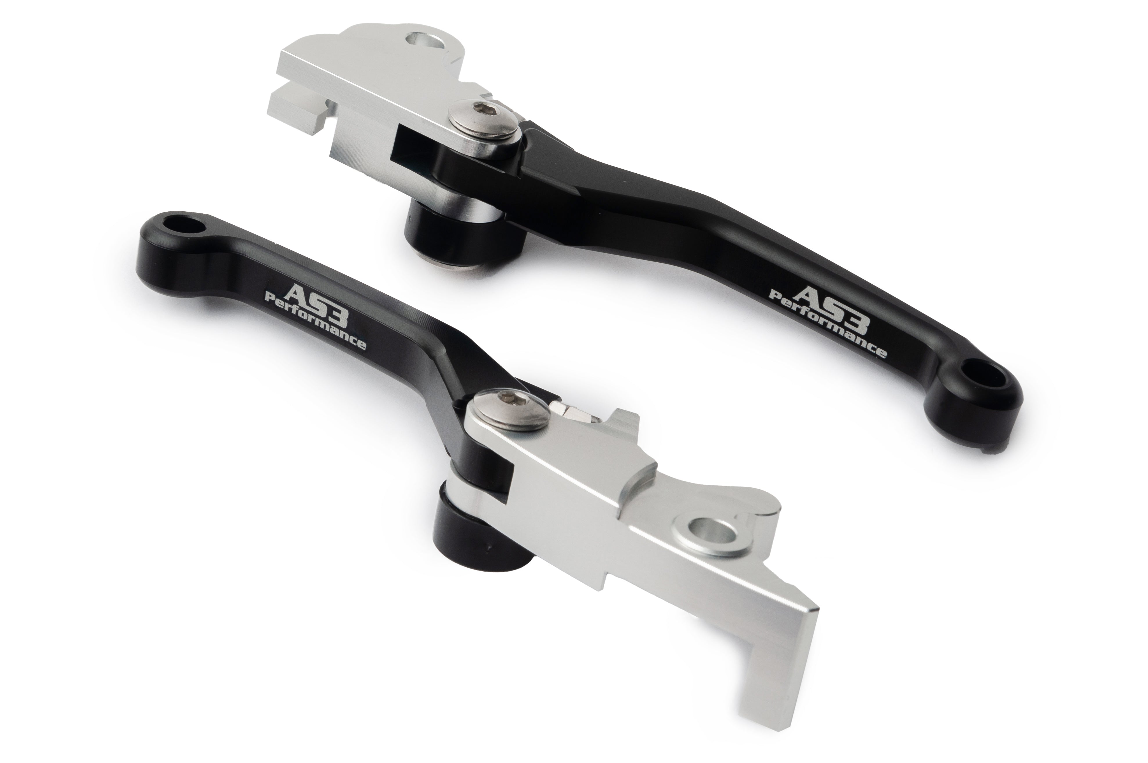 1993 - 2025 Honda XR 650 L AS3 Black Front Brake & Clutch Flexi Pivot Adjustable Levers