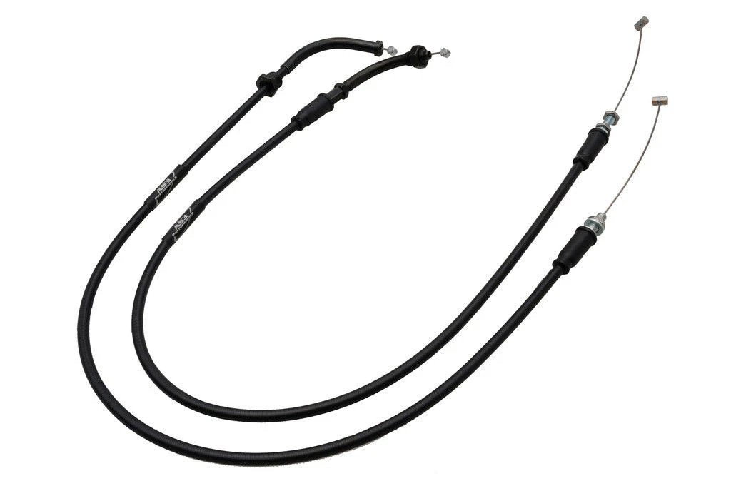 HONDA CBR 1000 RR FIREBLADE 2004-2007 AS3 VENHILL FEATHERLIGHT THROTTLE CABLES BLACK