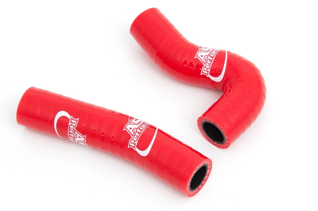 SHERCO ST 125 250 290 300 TRIALS 2012-2015 AS3 PERFORMANCE SILICONE RADIATOR HOSES RED