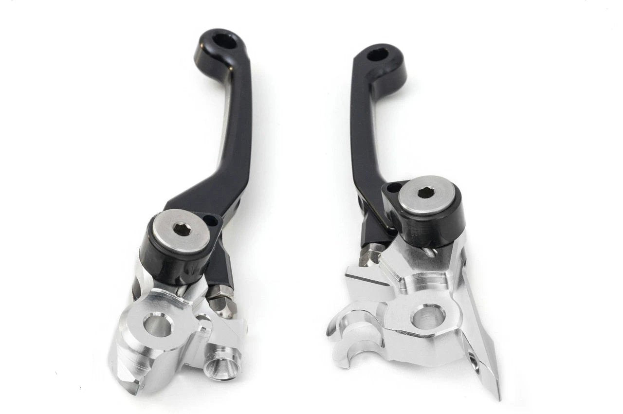 2009 - 2013 Husaberg AS3 Black Front Brake & Clutch Flexi Levers