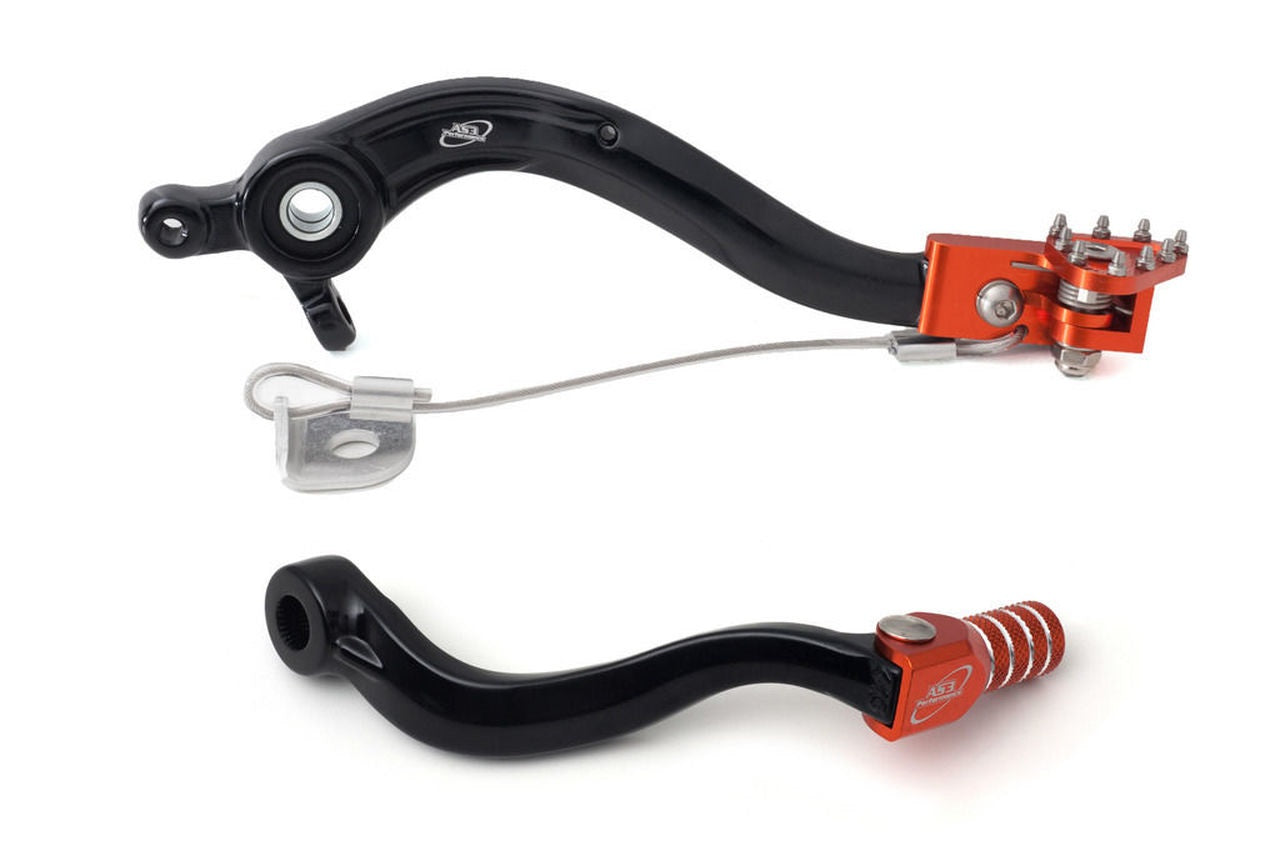 2016 KTM 125 150 SX & 450 SX-F XC-F AS3 High - Performance Gear Lever & Rear Brake Combo