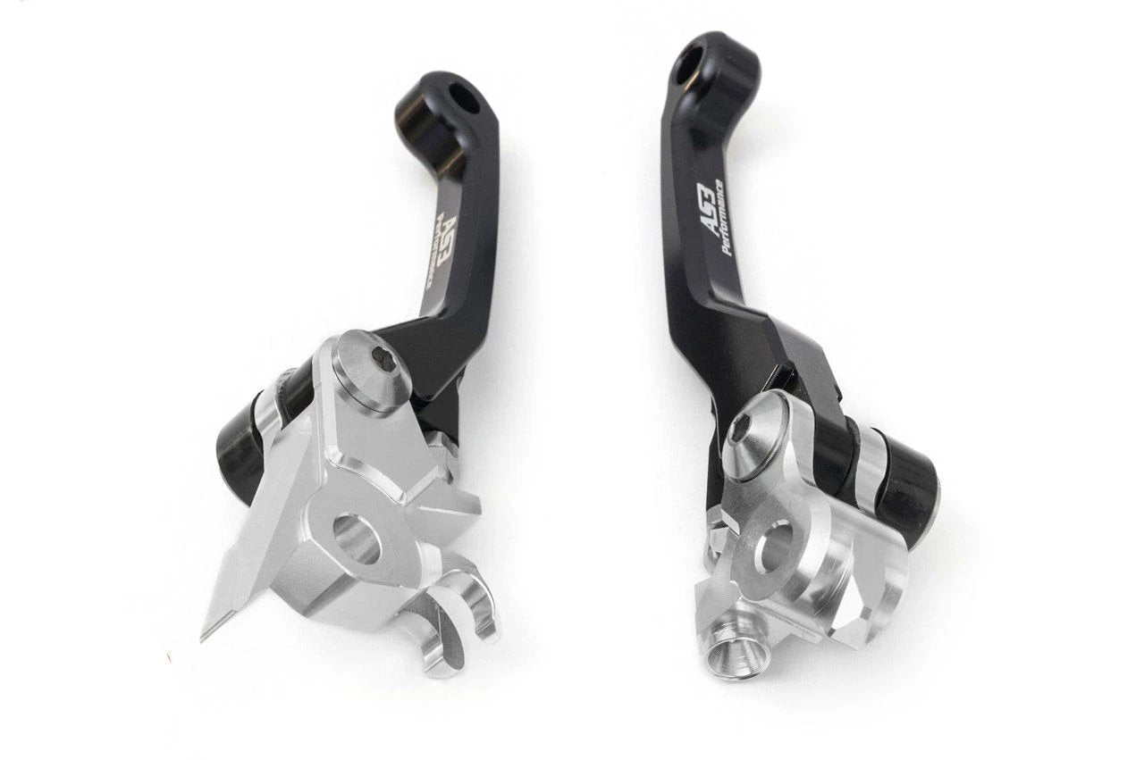 2009 - 2013 Husaberg AS3 Black Front Brake & Clutch Flexi Levers