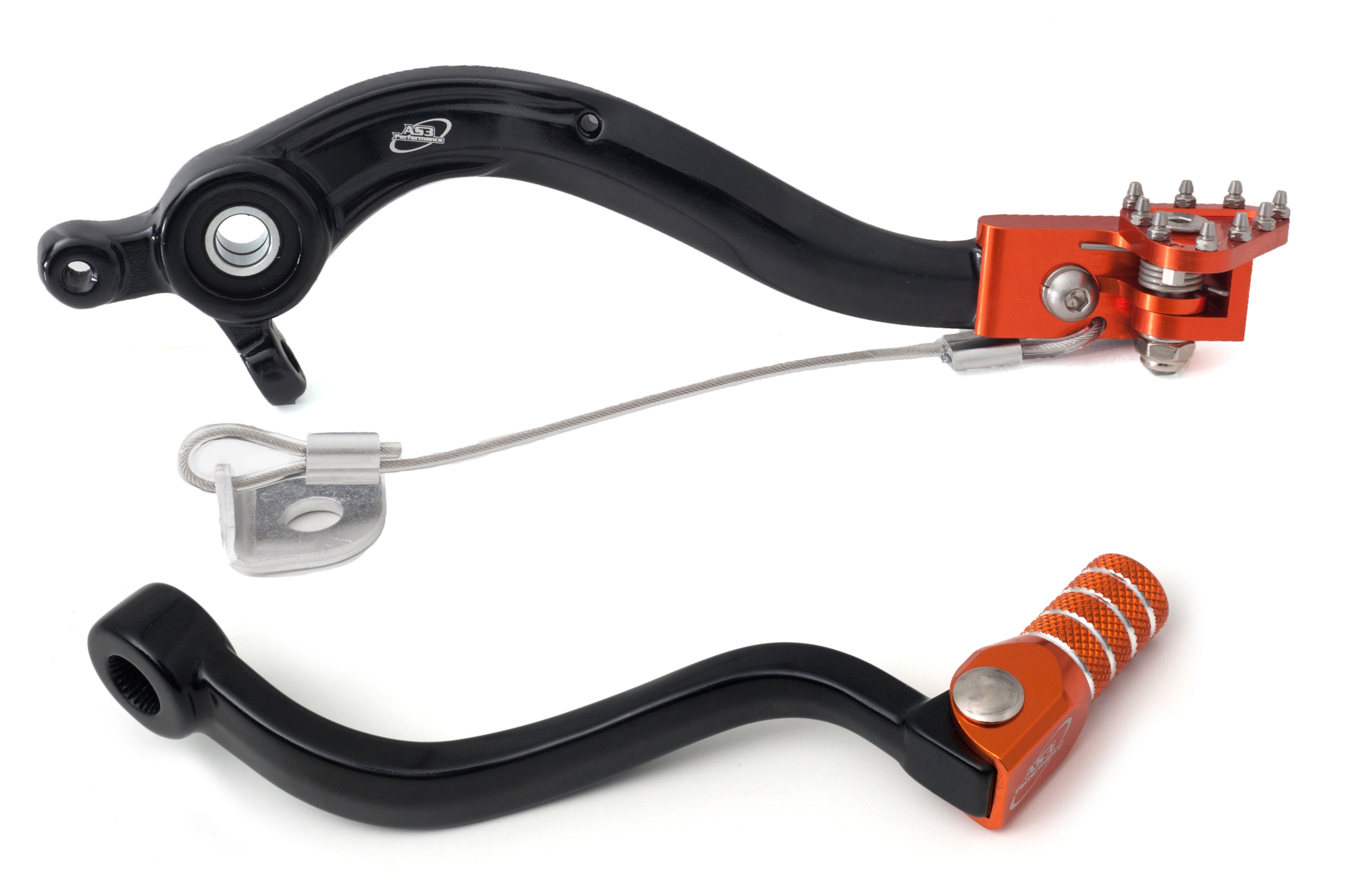 AS3 Performance High - Quality Gear Lever and Rear Brake Pedal Combo for KTM 250 300 SX XC from 2017 - 2022 and 250 300 EXC XC - W from 2017 - 2023