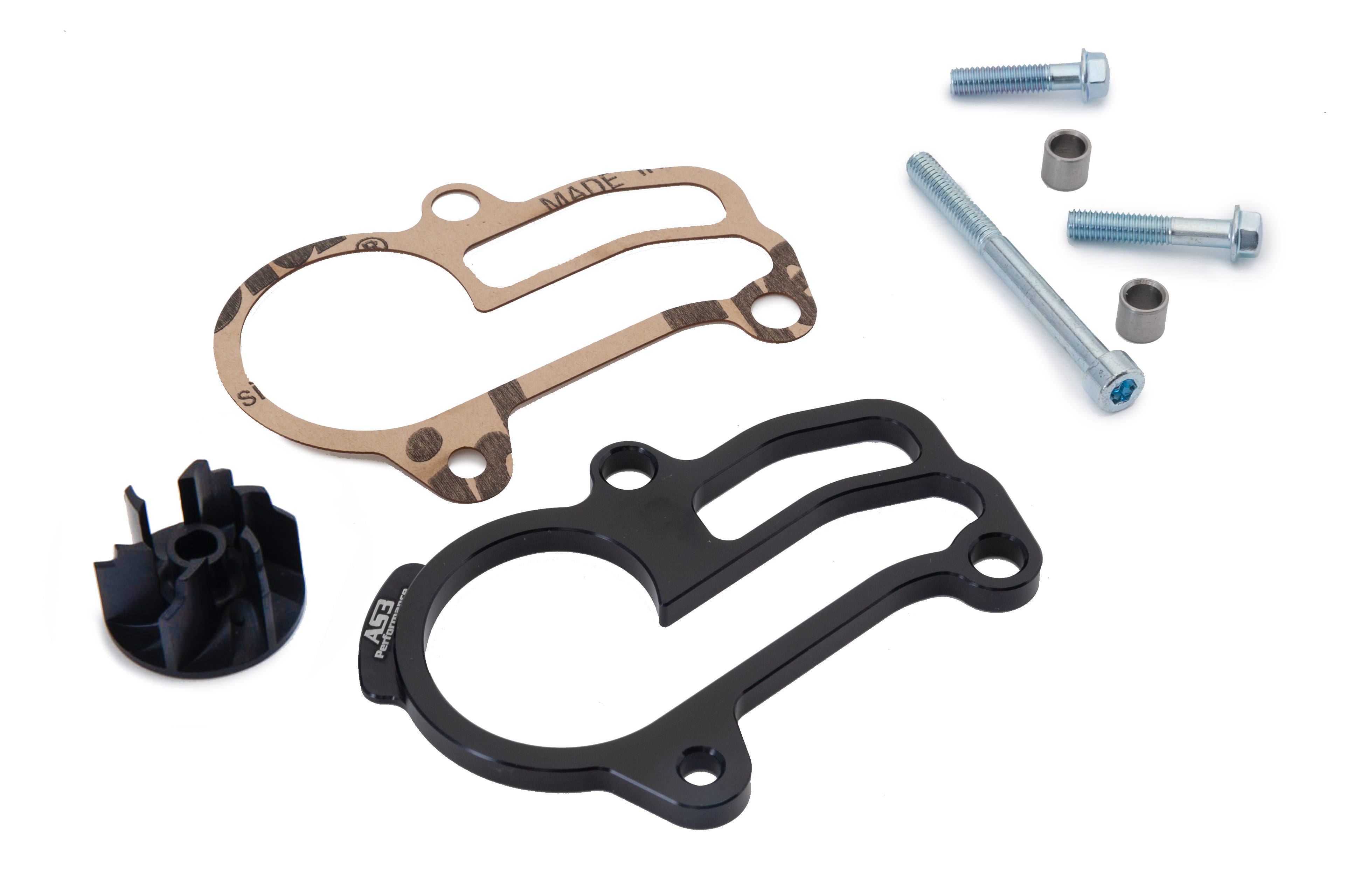 AS3 Black Oversized Water Pump Impeller Cooler Kit for 2019 - 2023 Husqvarna Bikes