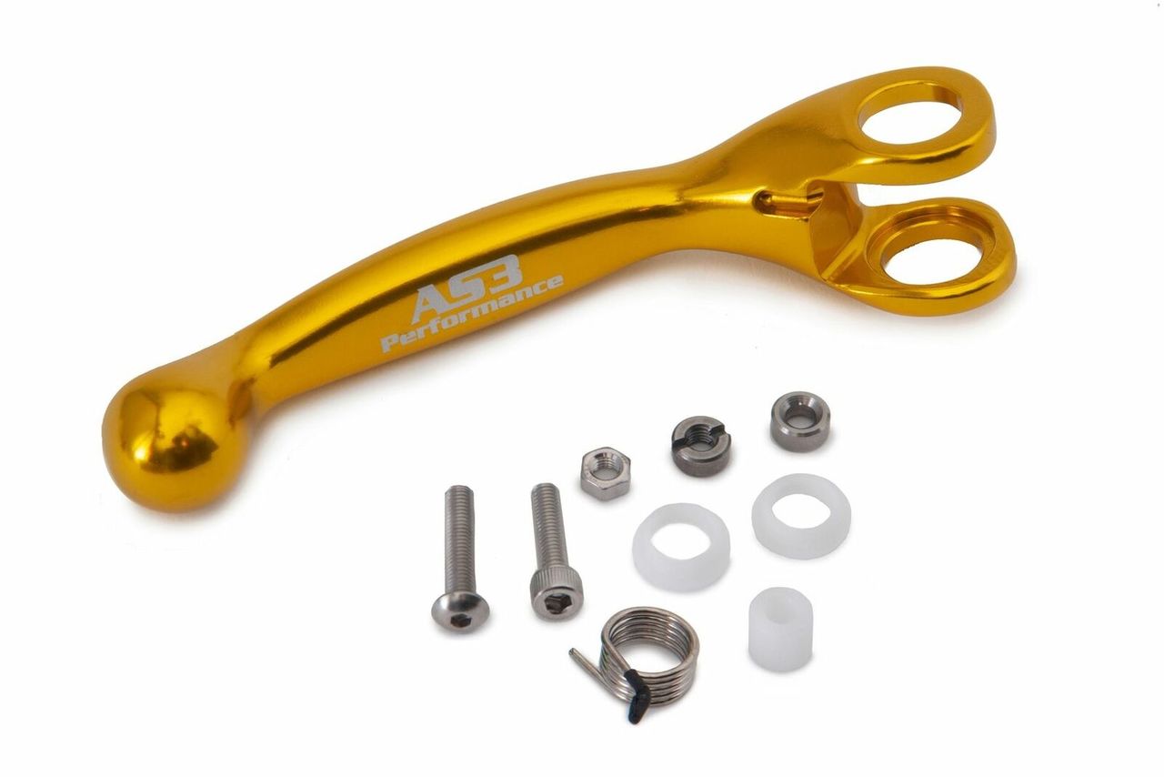 AS3 Performance Factory Series Front Brake Lever Replacement - High - Performance Yellow Flexi Levers