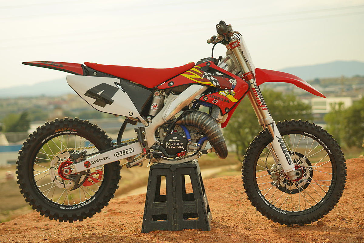 2004 - 2008 Honda CR 125 High - Performance AS3 Forged Aluminium Gear Lever and Rear Brake Pedal Combo Set