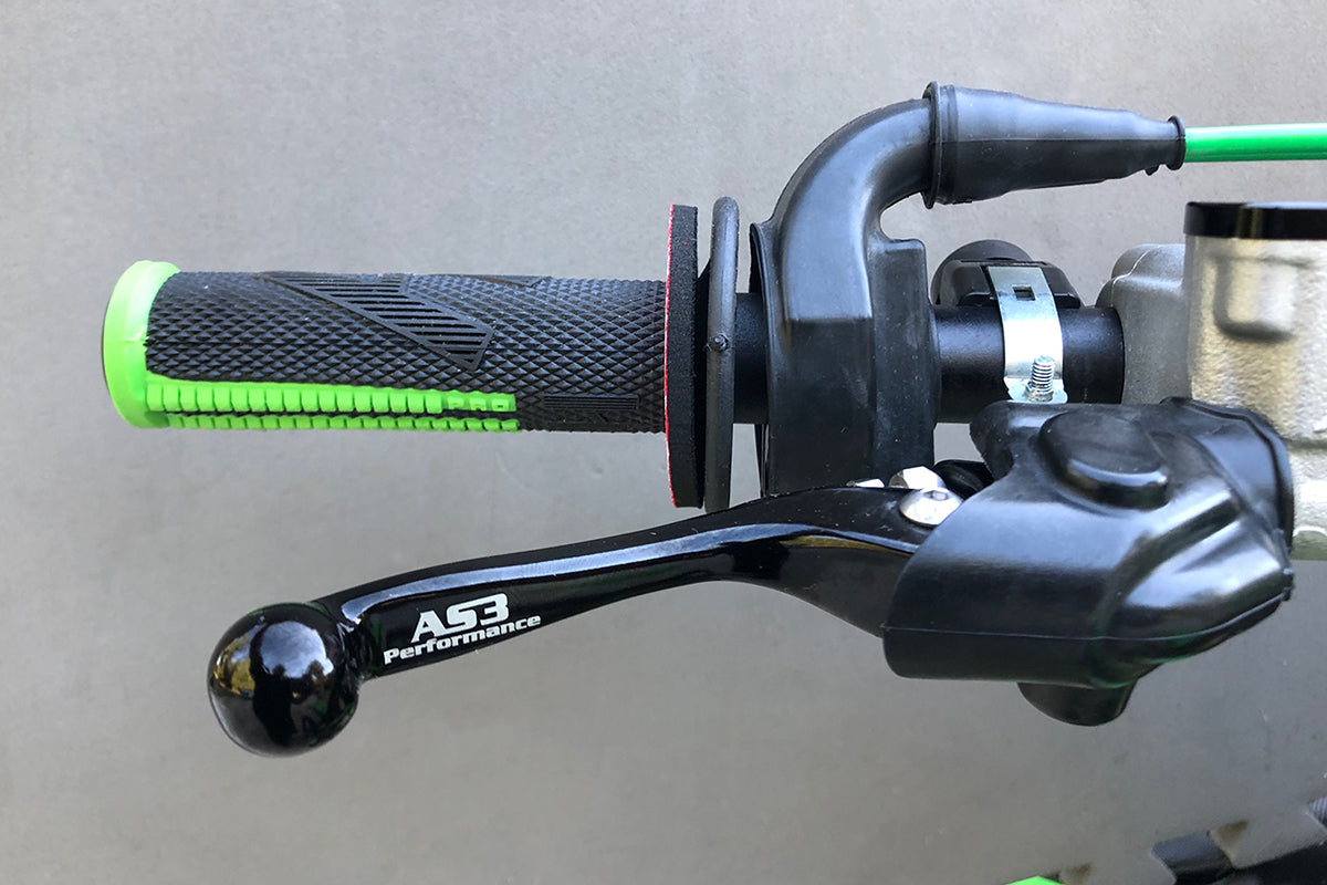 2019 - 2025 Kawasaki KX 250/450 AS3 Forged Black Front Brake & Clutch Levers