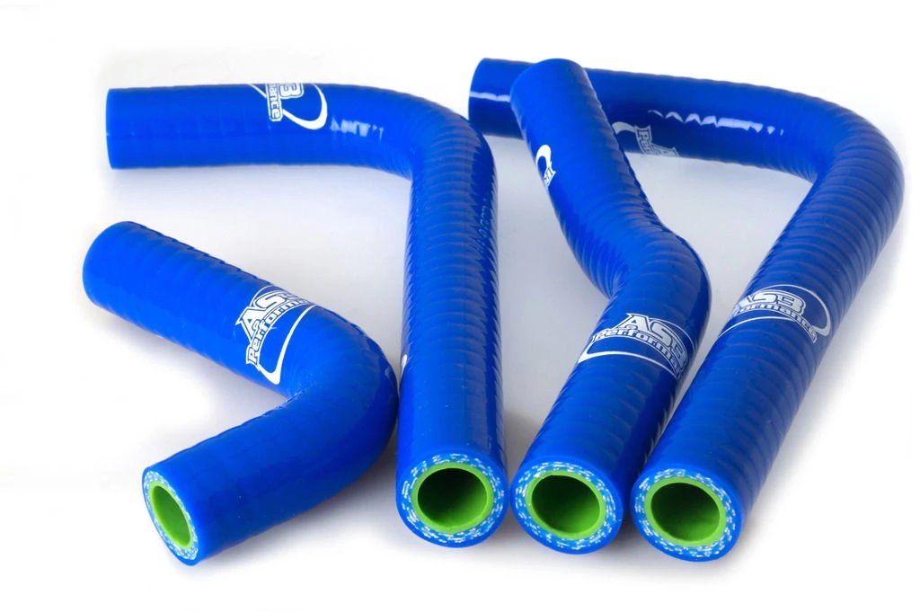 2017 - 2019 Kawasaki KX 250 F AS3 Performance Blue Silicone Radiator Hoses
