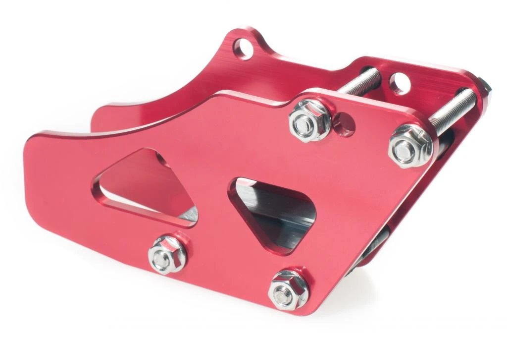 High - Performance AS3 Aluminium Red Chain Guide for 2005 - 2023 Honda CR 125, CR 250, CRF 250, and CRF 450 Motorcycles