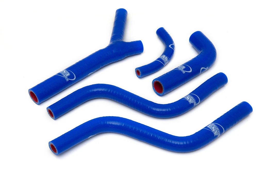 High - Performance Blue Silicone Radiator Hoses for 1986 Honda CR 125 by AS3