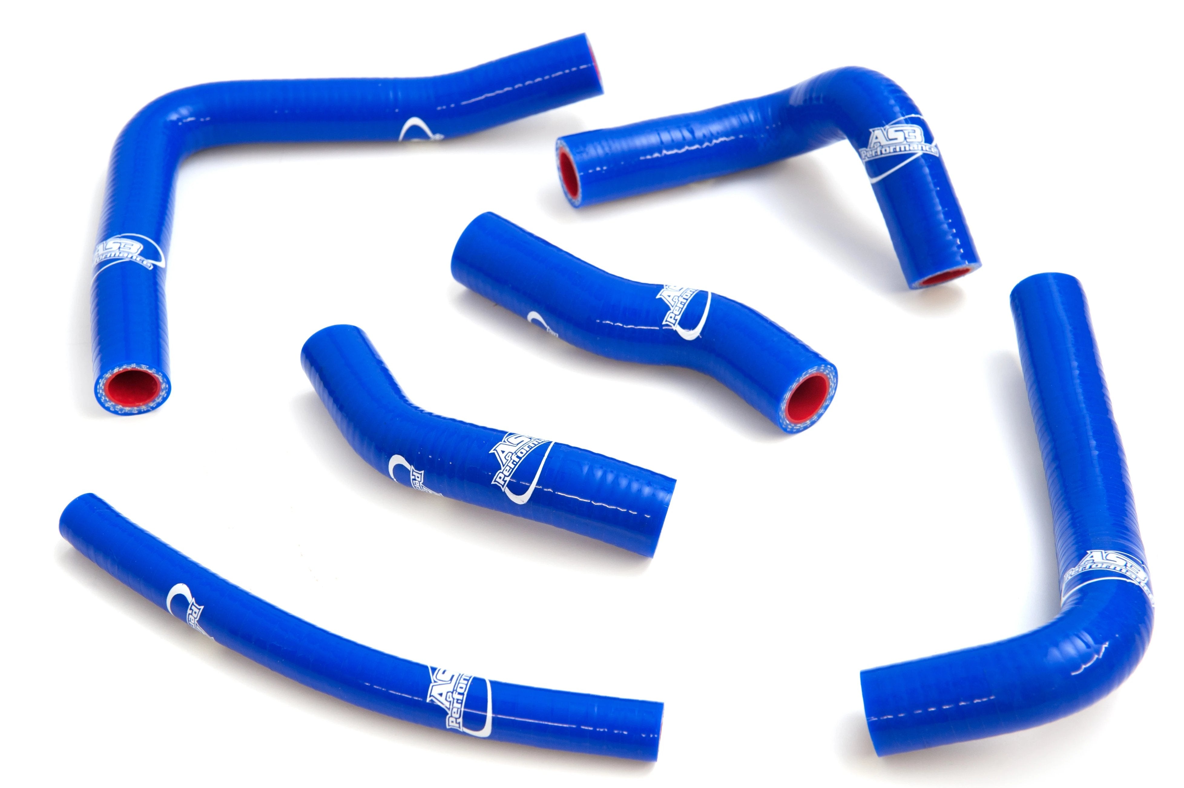 High - Performance Blue AS3 Silicone Radiator Hoses Suitable for 2000 - 2001 Honda CR 250 Motorcycles