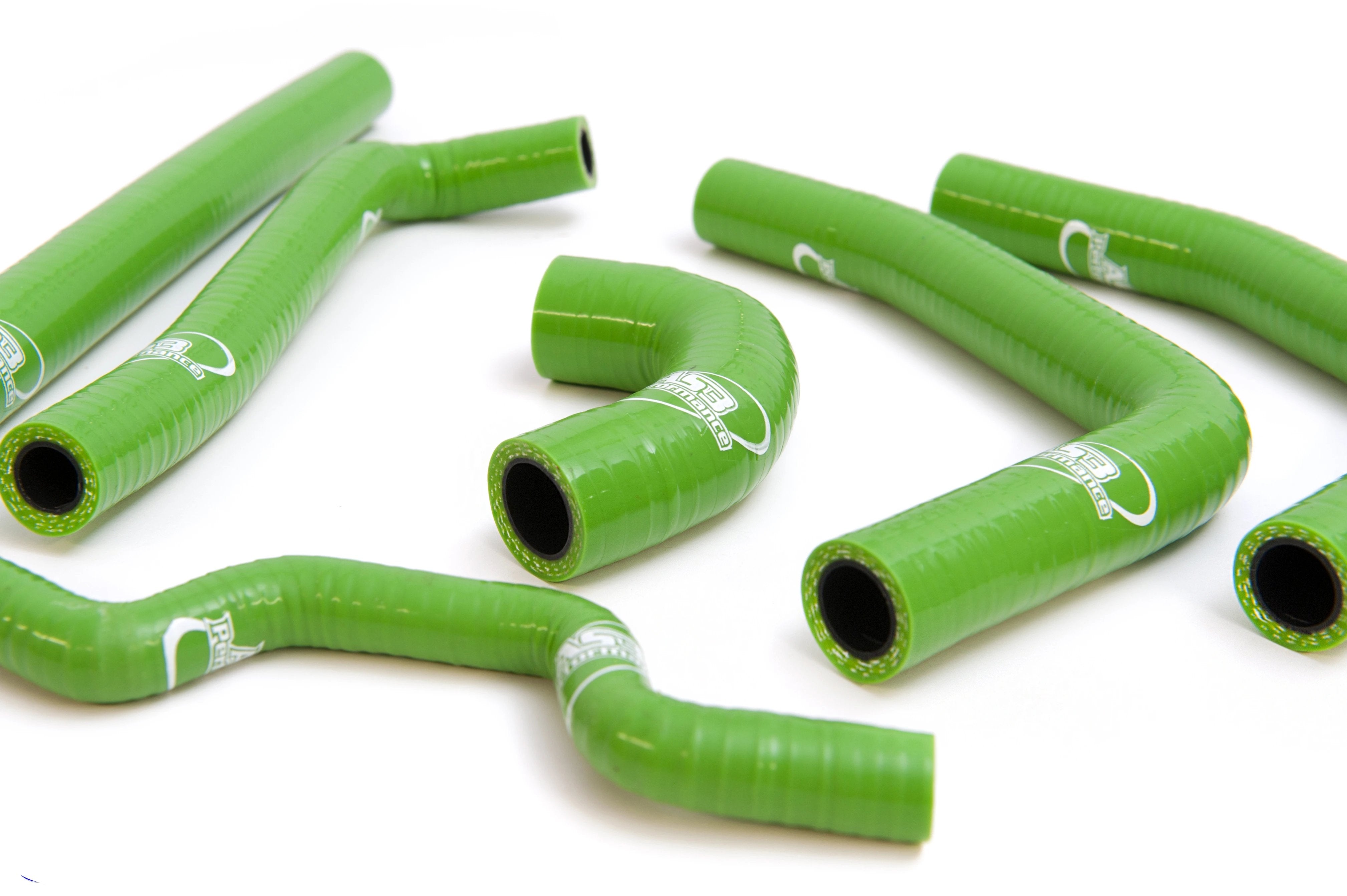2009 - 2016 Kawasaki KX 250 F AS3 Performance Green Silicone Radiator Hoses