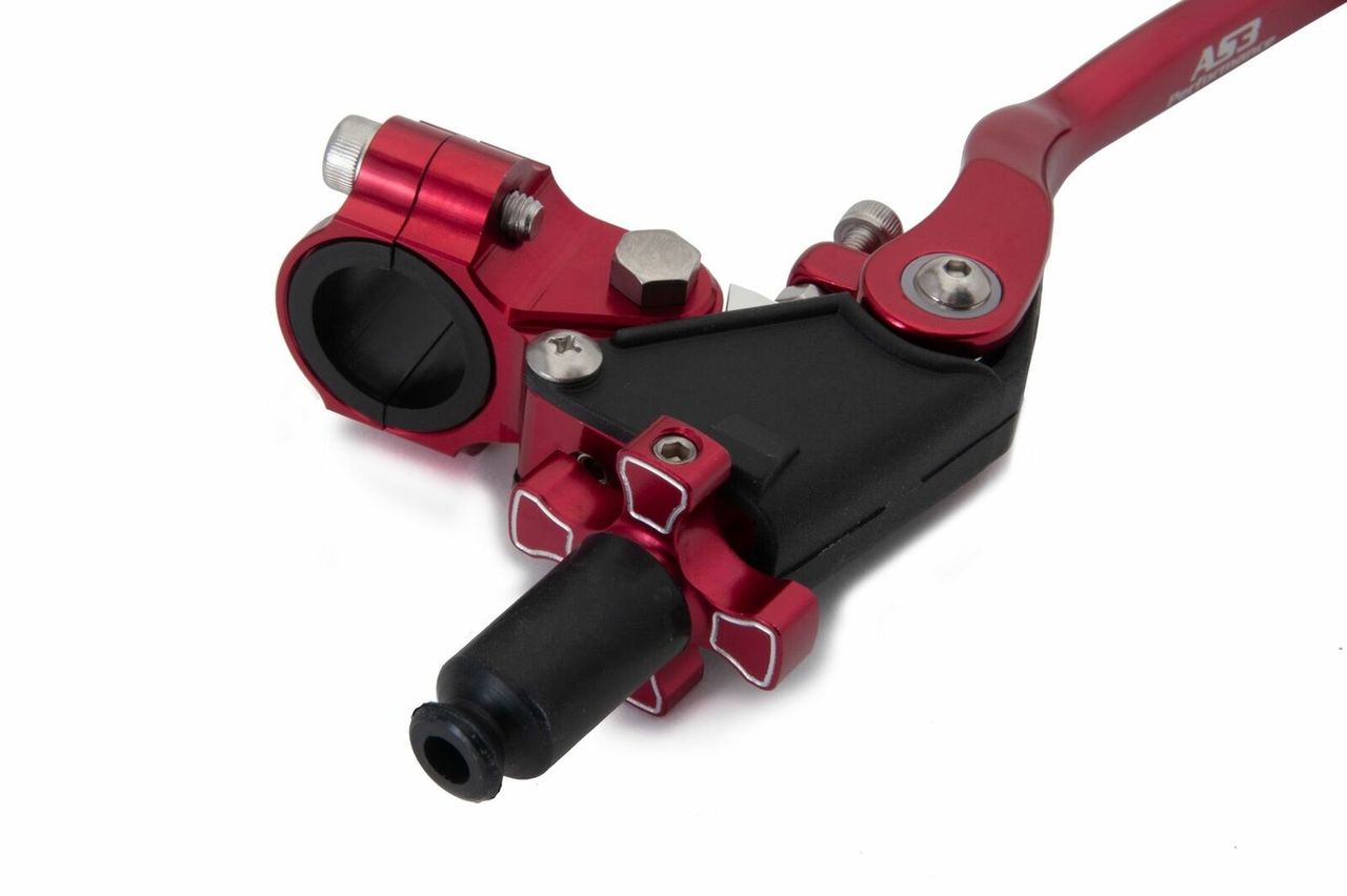 AS3 Performance Universal Red Factory Series Clutch Assembly Perch Lever for Off - Road
