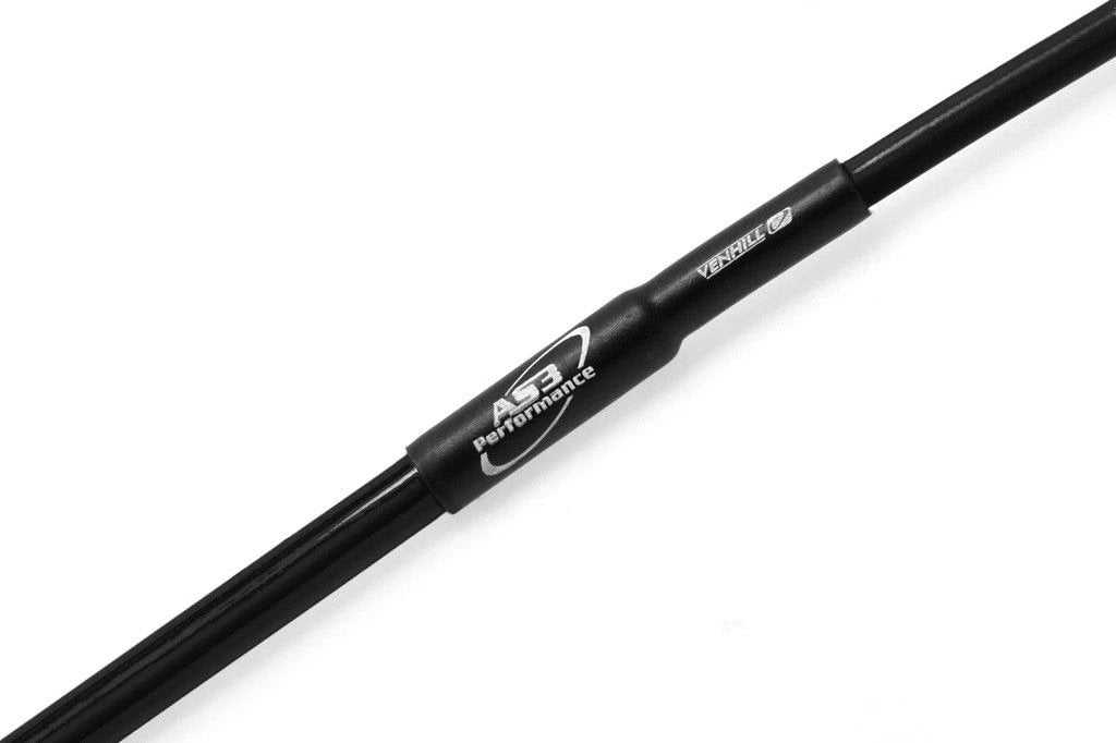 High - Performance AS3 Venhill Front Brake Line Hose in Black for 2006 - 2011 Kawasaki KX 250 F and KX 450 F Motorcycles
