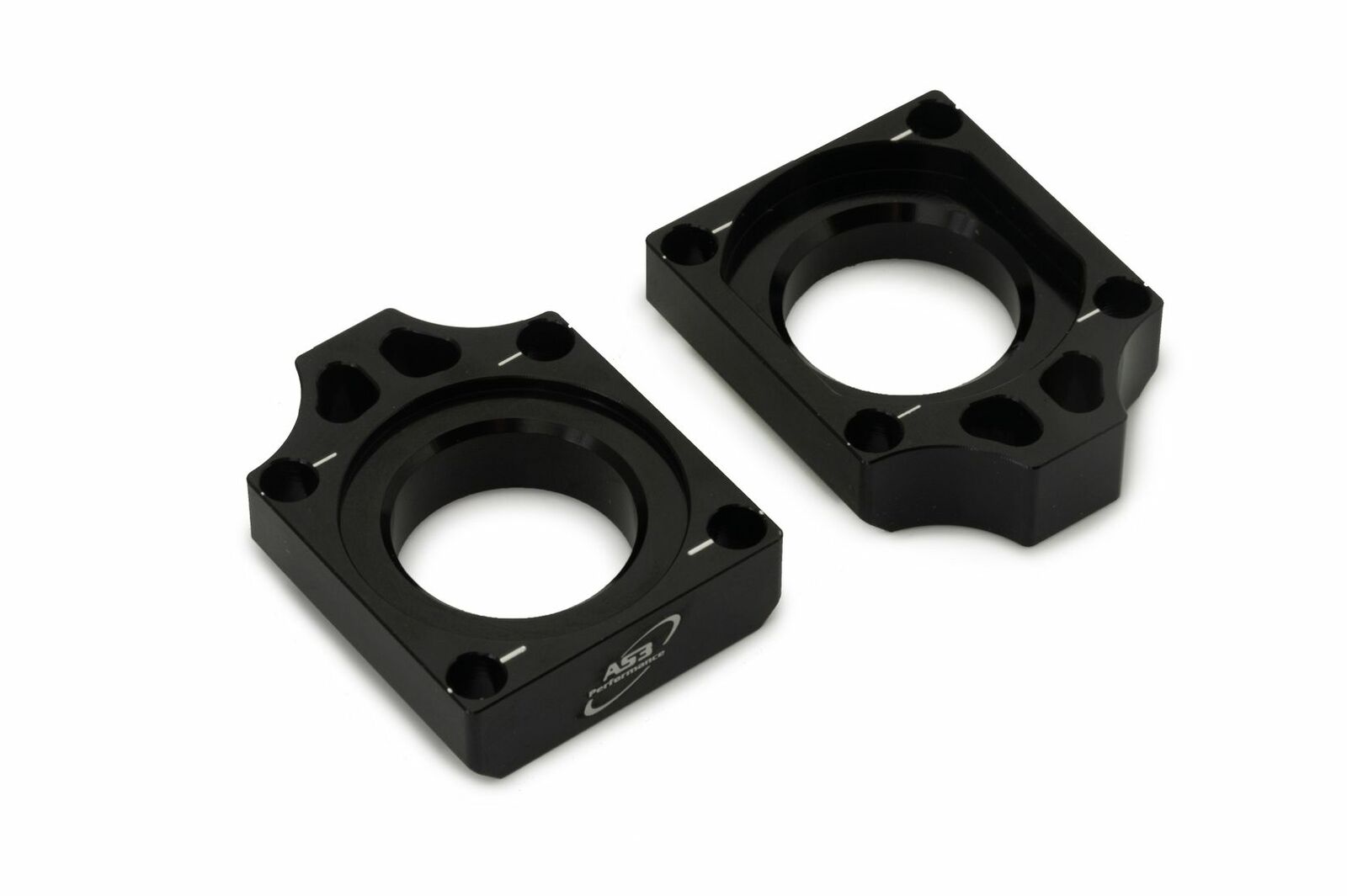 KAWASAKI KX 250 F 2017-2025 KX 450 F 2016-2025 AS3 CHAIN ADJUSTER REAR AXLE BLOCKS BLACK