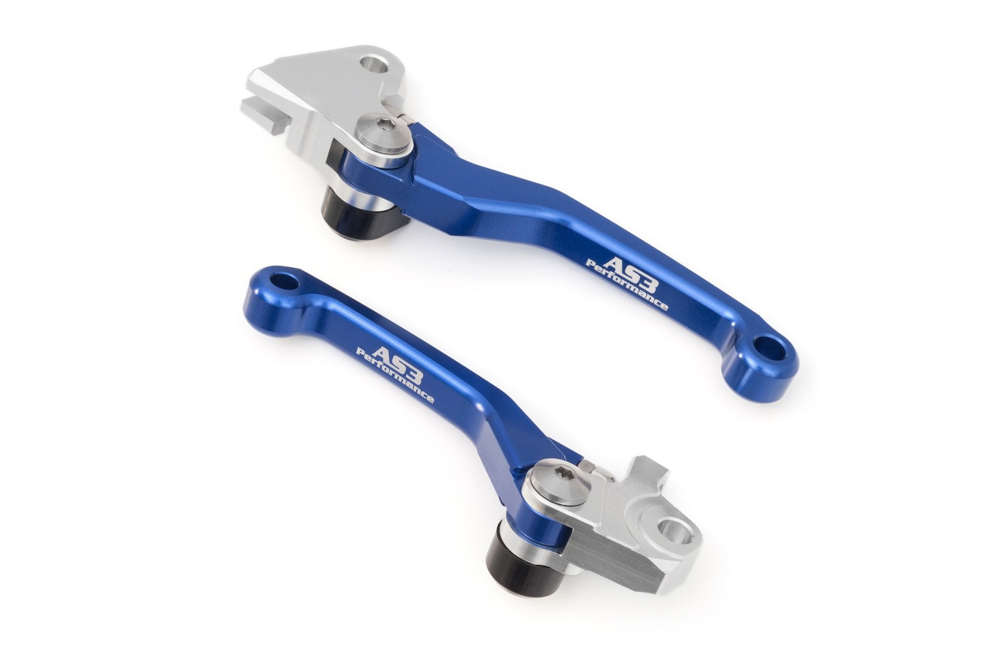 AS3 Blue Front Brake & Clutch Flexi Pivot Levers for 2013 - 2020 KAWASAKI KX 250 F & 2013 - 2018 KX 450 F