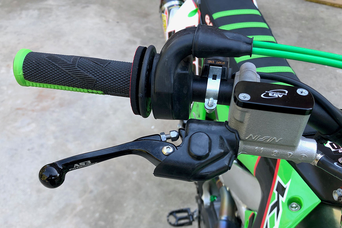 2019 - 2025 Kawasaki KX 250/450 AS3 Forged Black Front Brake & Clutch Levers