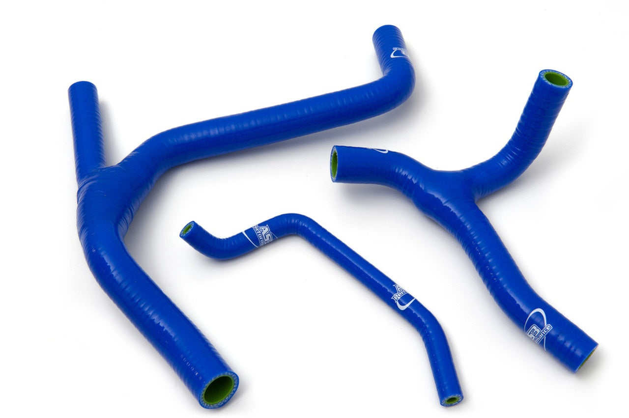 2009 - 2015 Kawasaki KX 450 F AS3 Performance Blue Silicone Radiator Hoses (Y - Kit)