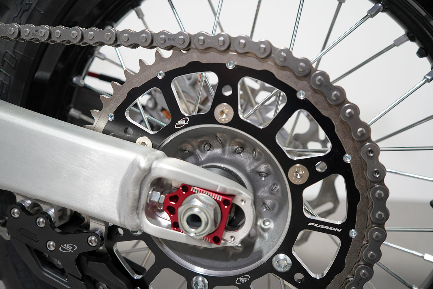 FANTIC XX XE 125 250 2021 - 2023 XXF XEF 250 2021 - 2023 XXF 450 2022 XEF 450 2022 - 2023 AS3 Performance Factory Series Rear Sprocket with 50 Teeth in Black Color