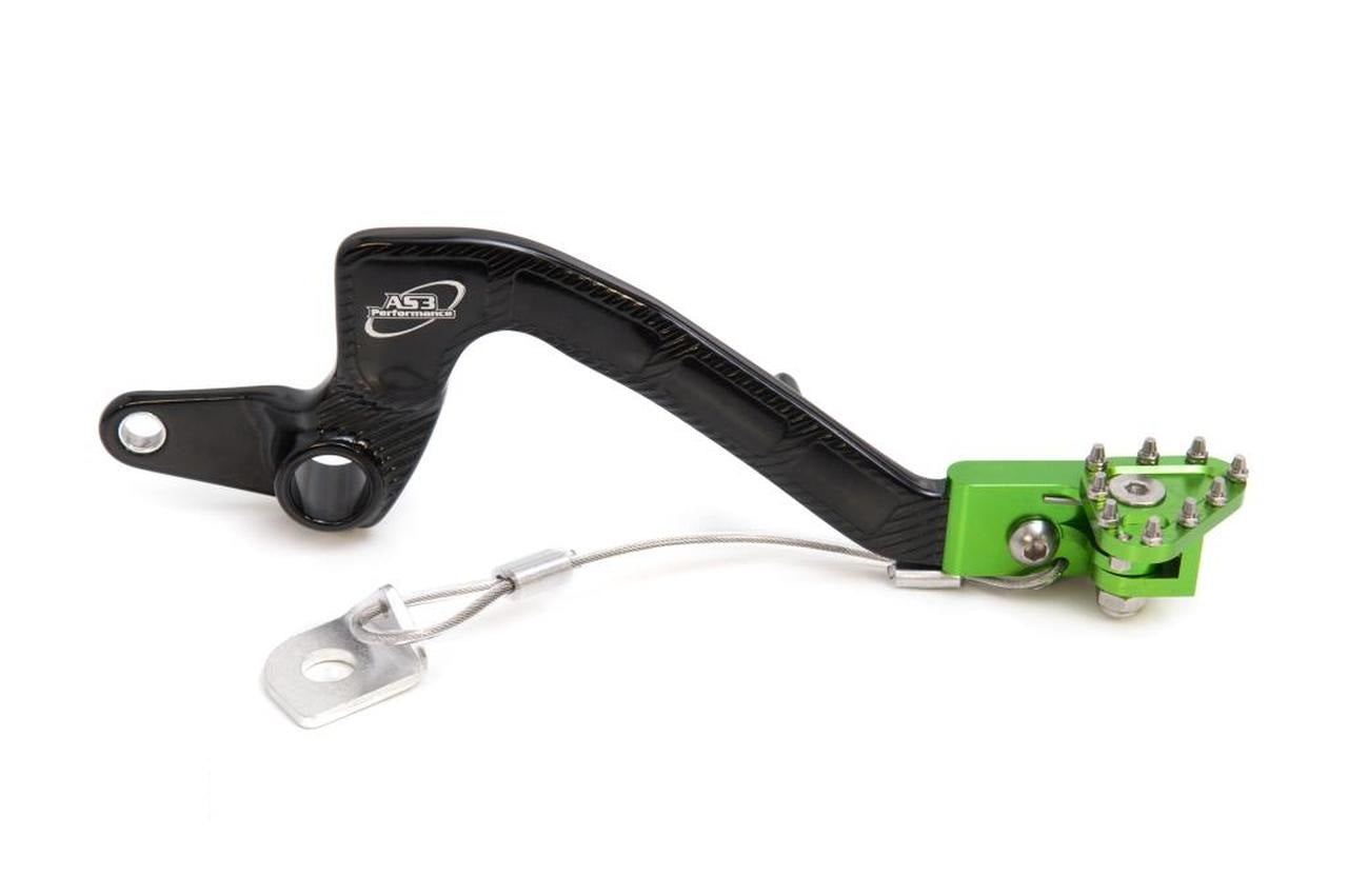 AS3 High - Performance Forged Rear Brake Lever Pedal for 2000 - 2024 Kawasaki KX 65