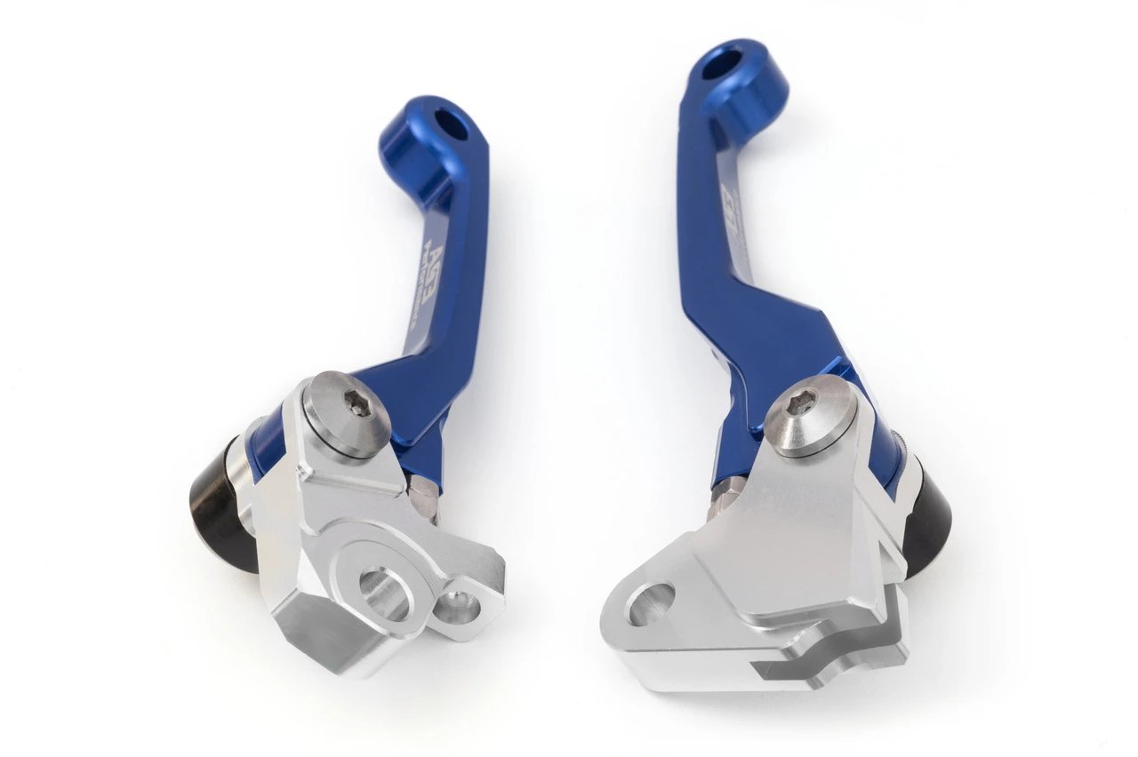 AS3 Blue Front Brake & Clutch Flexi Pivot Levers for 2013 - 2020 KAWASAKI KX 250 F & 2013 - 2018 KX 450 F