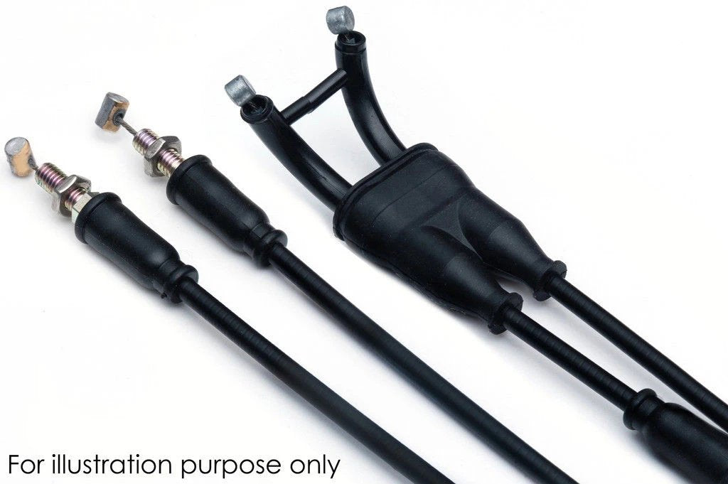 KAWASAKI ZX10R 2008 - 2009 AS3 Venhill High - Performance Featherlight Black Throttle Cables for Motorcycles