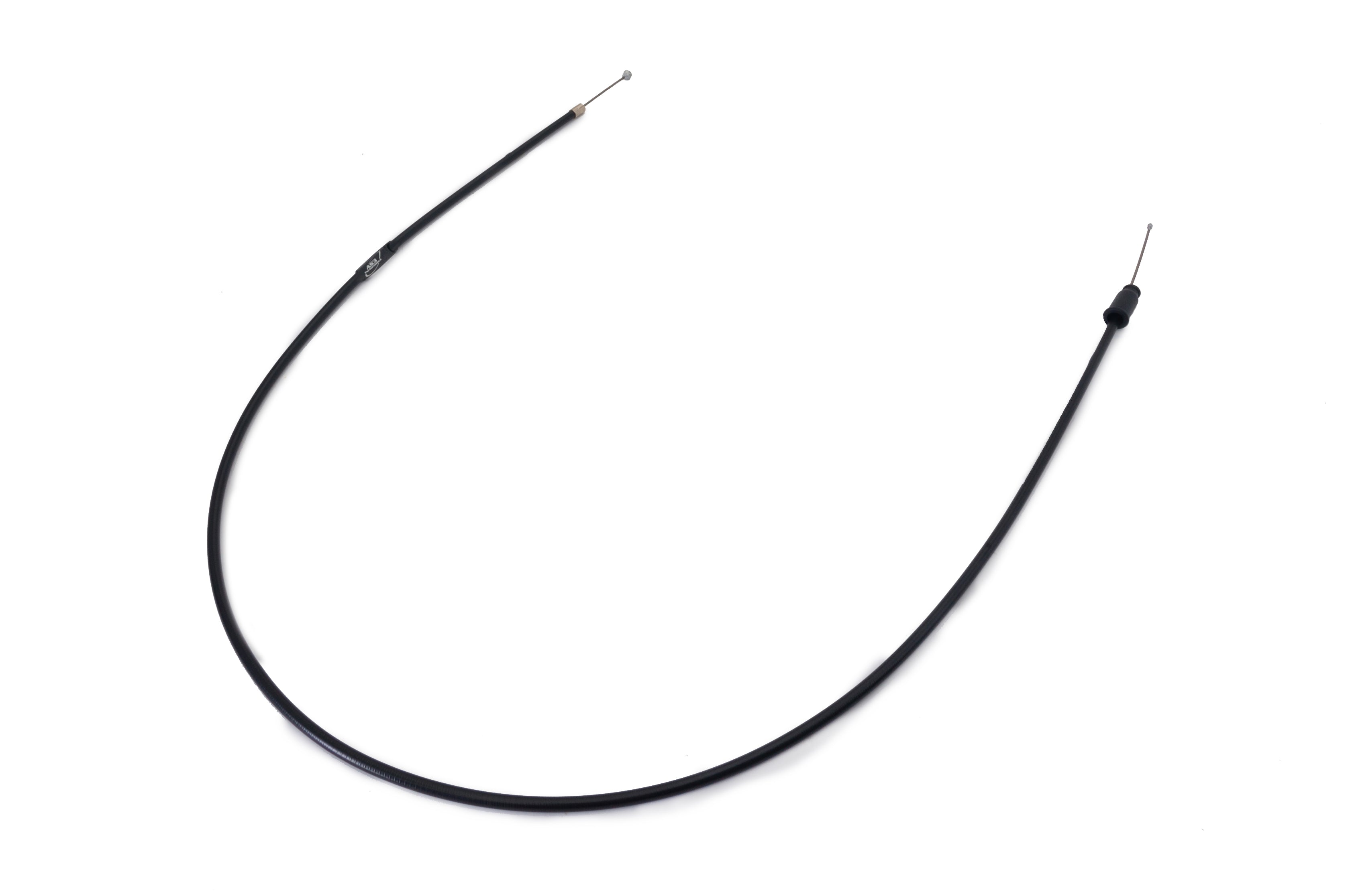 FANTIC 240 TRIALS 1981 - 1984 AS3 VENHILL HIGH - PERFORMANCE BLACK THROTTLE CABLE FOR OFF - ROAD MOTORCYCLES