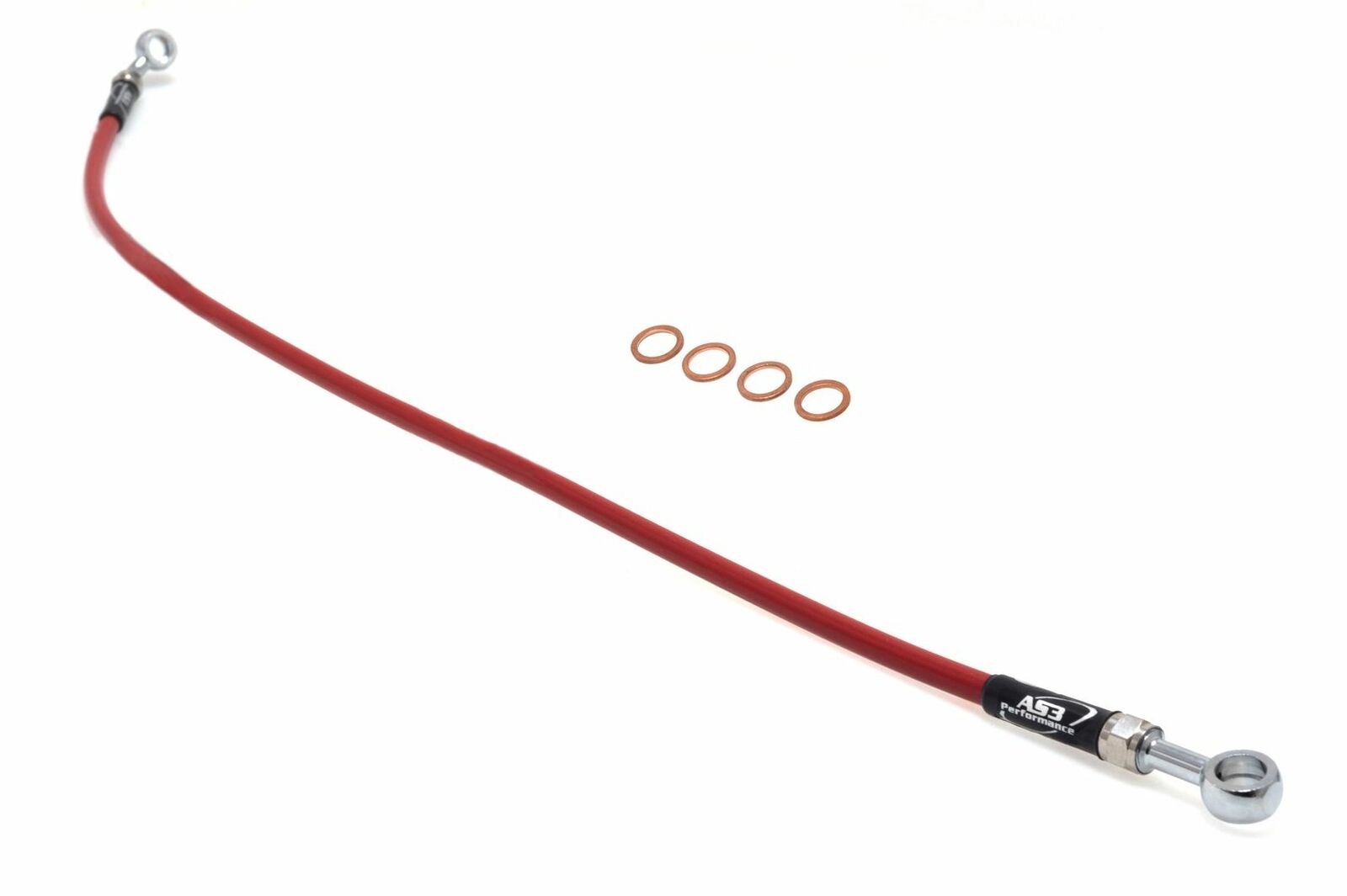 2022 AJP SPR 125 240 AS3 Venhill Rear Brake Line Hose in Red