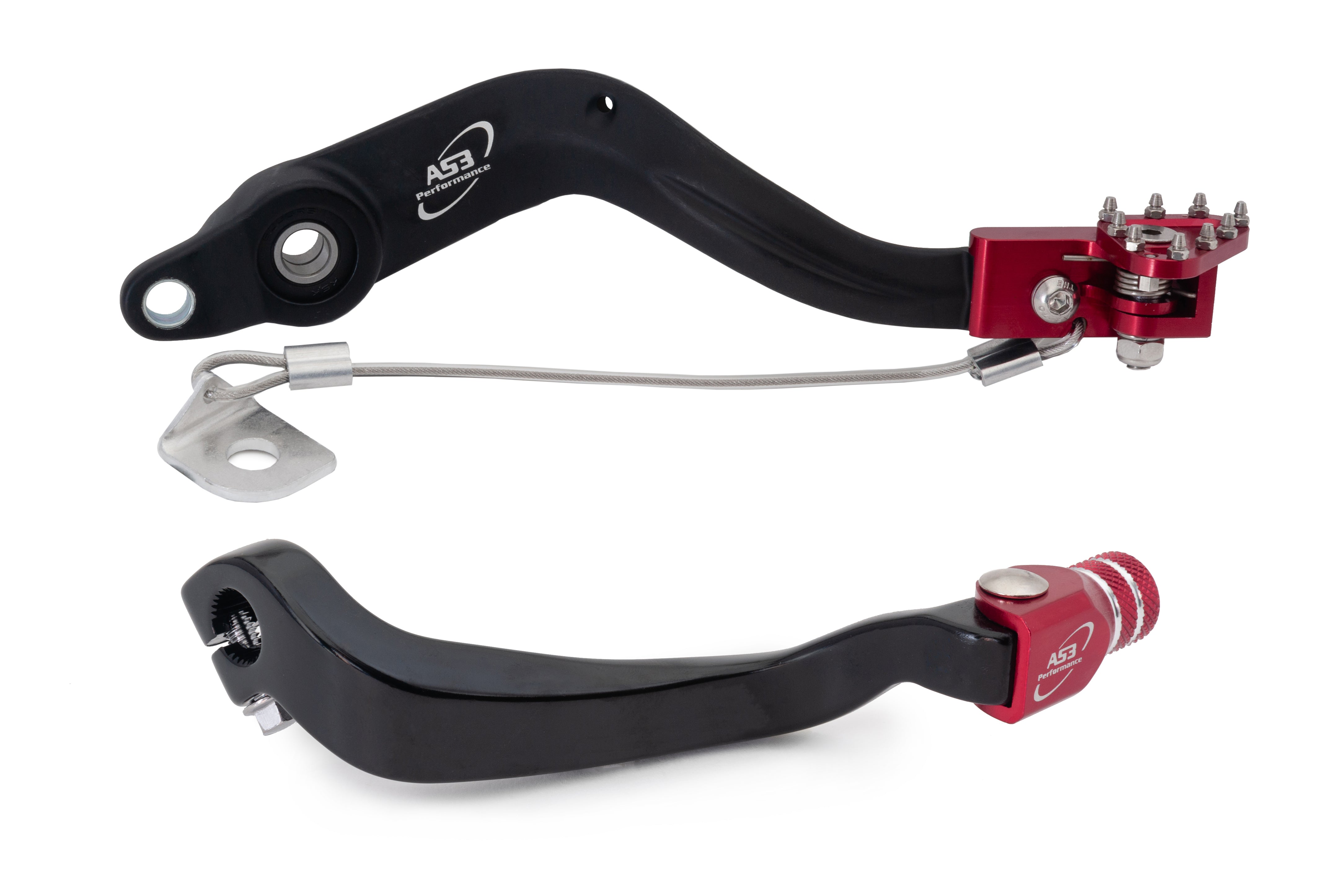 AS3 High - Performance Gear Lever and Rear Brake Pedal Combo for 2020 - 2024 Beta 350 RR, 390 RR, 430 RR, 480 RR Motorcycles