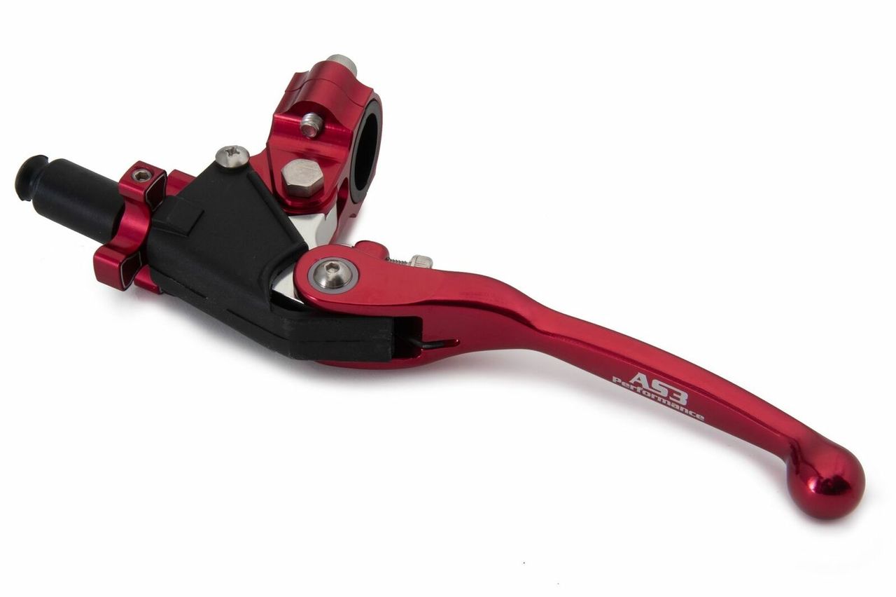 AS3 Performance Universal Red Factory Series Clutch Assembly Perch Lever for Off - Road