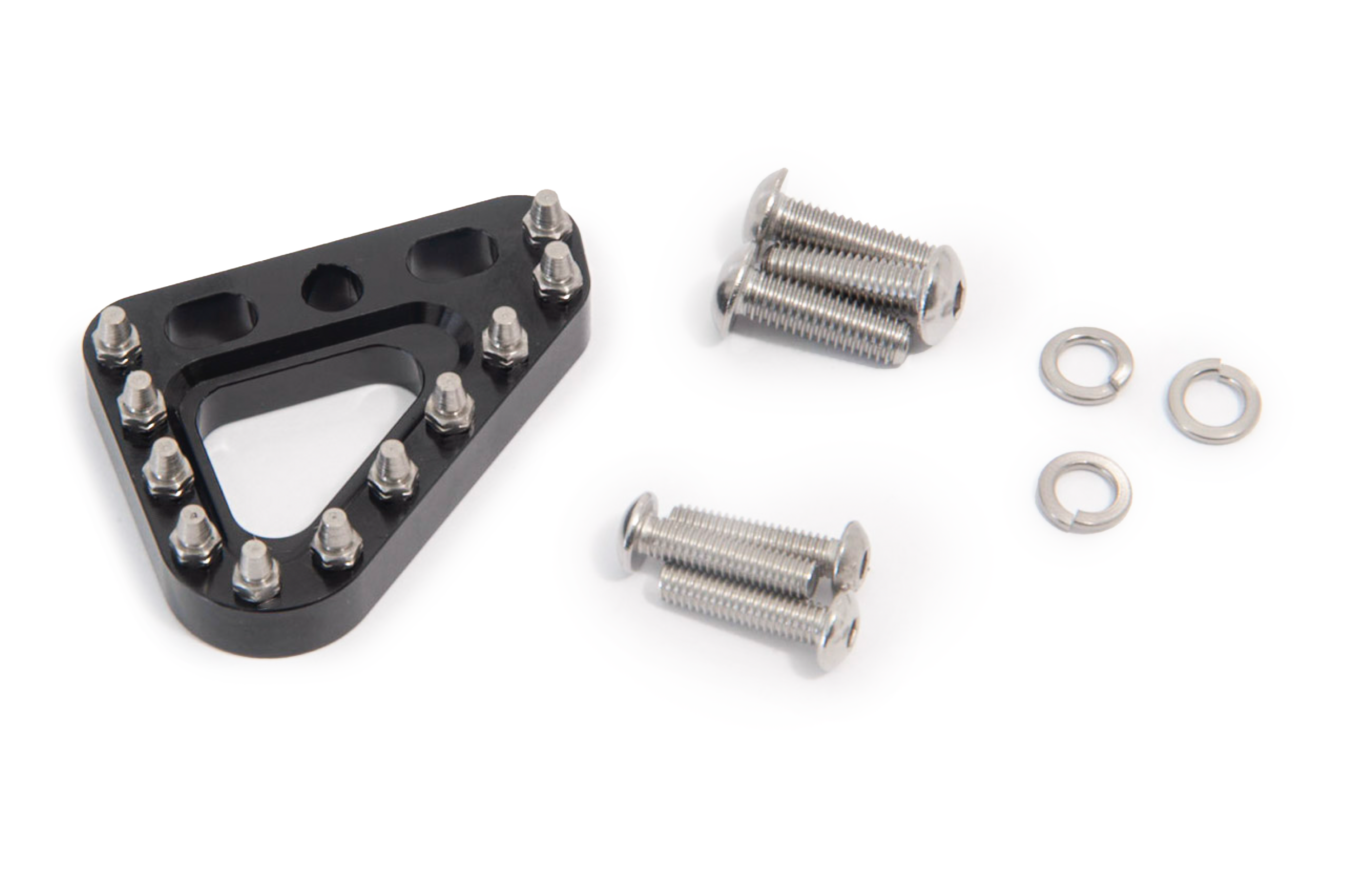 AS3 Performance Black Oversized Adjustable Rear Brake Pedal Tip
