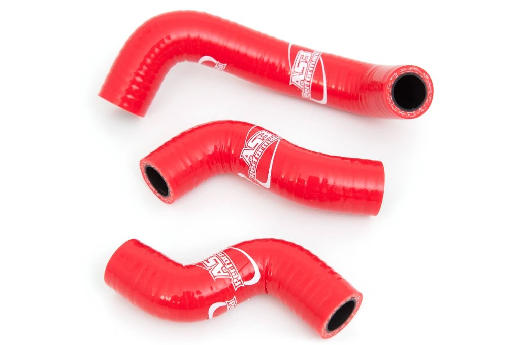 AS3 Performance Red Silicone Radiator Hoses for 2009 - 2019 Beta Evo 125/200/250/290/300 2T